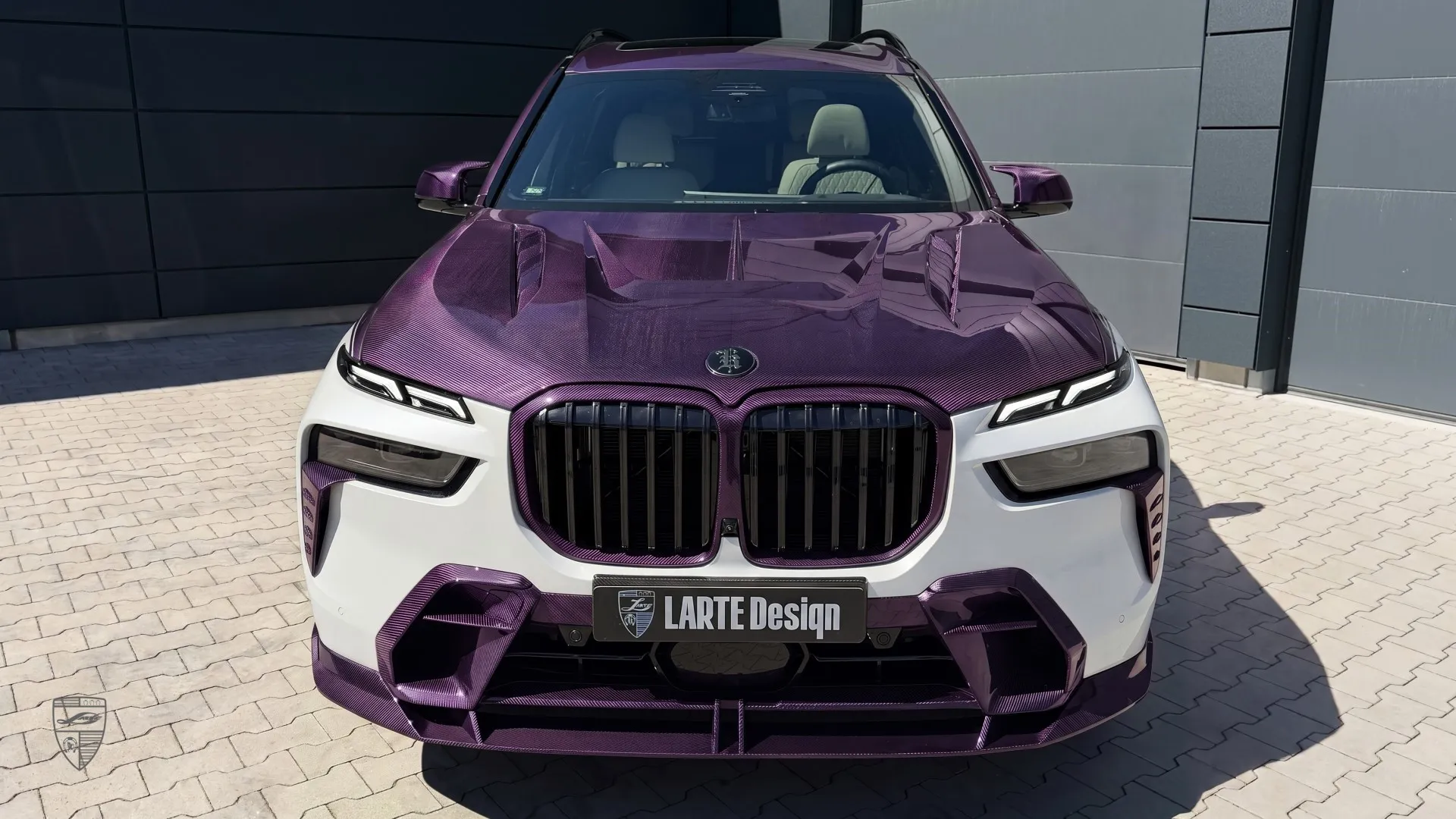 BMW X7 XDrive40d with custom front exterior styling and a bold luxury look
