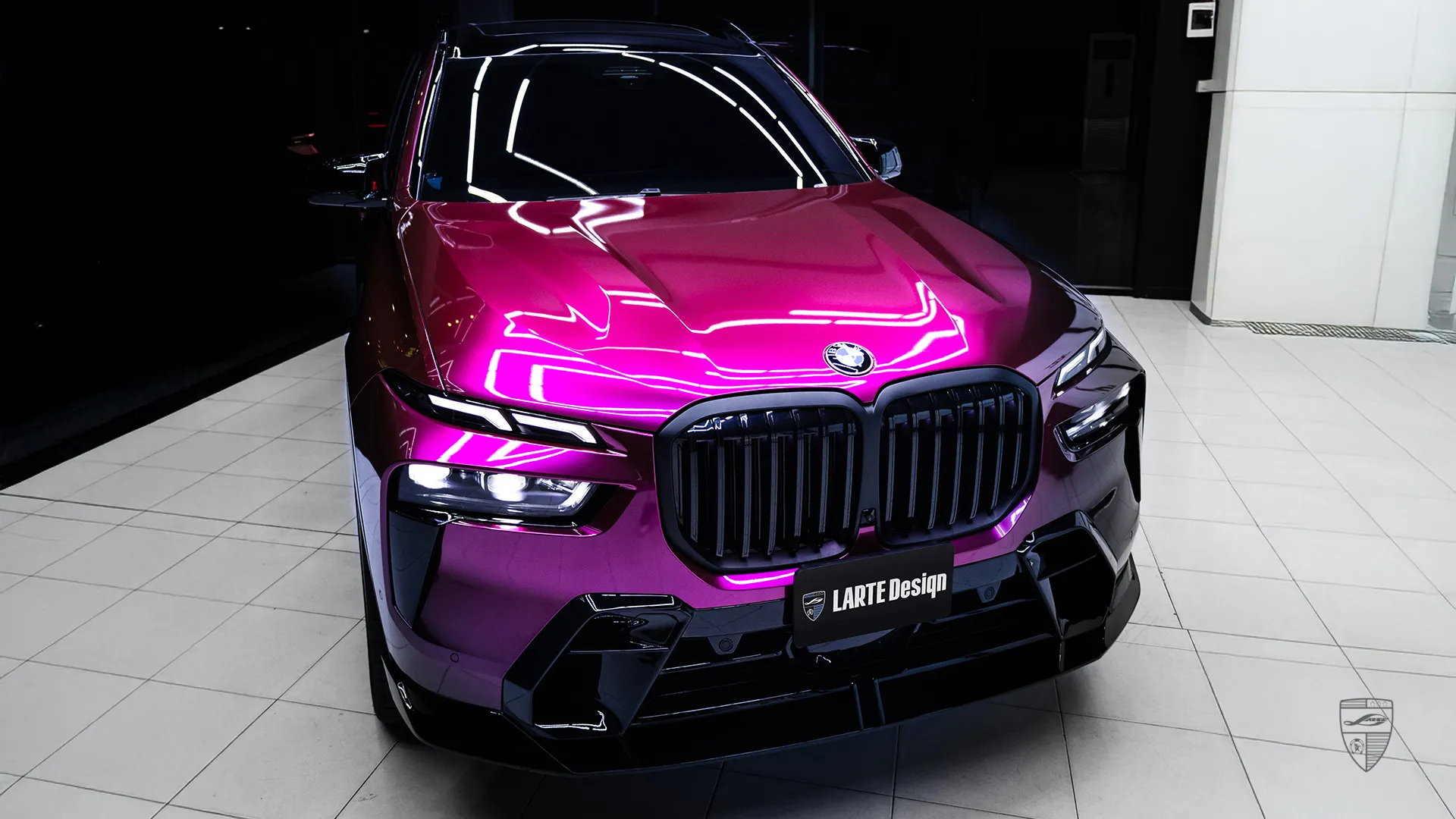 BMW X7 M40d — Custom Wildberry Facelift SUV 2026 BMW X7 M40d in Wildberry Juice — G07 generation SUV with bold look and custom luxury tuning