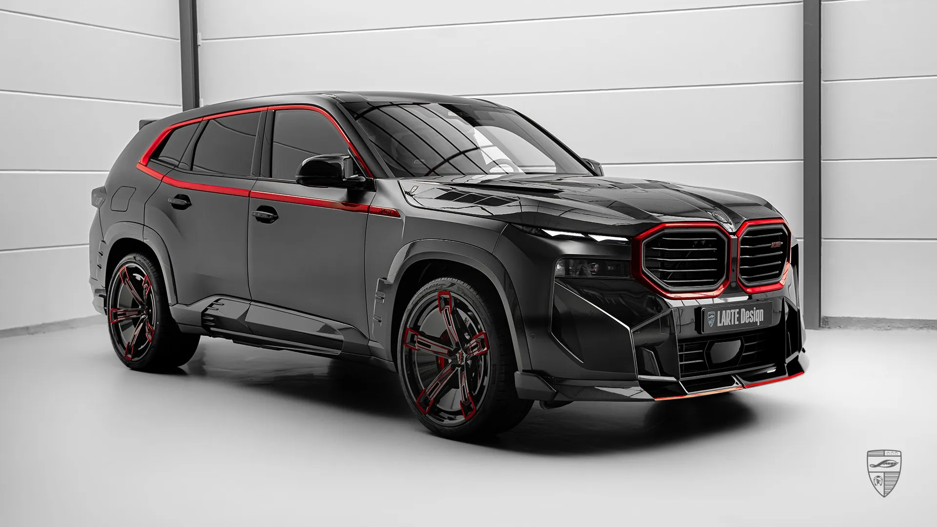 BMW XM Label luxury hybrid SUV in black finish