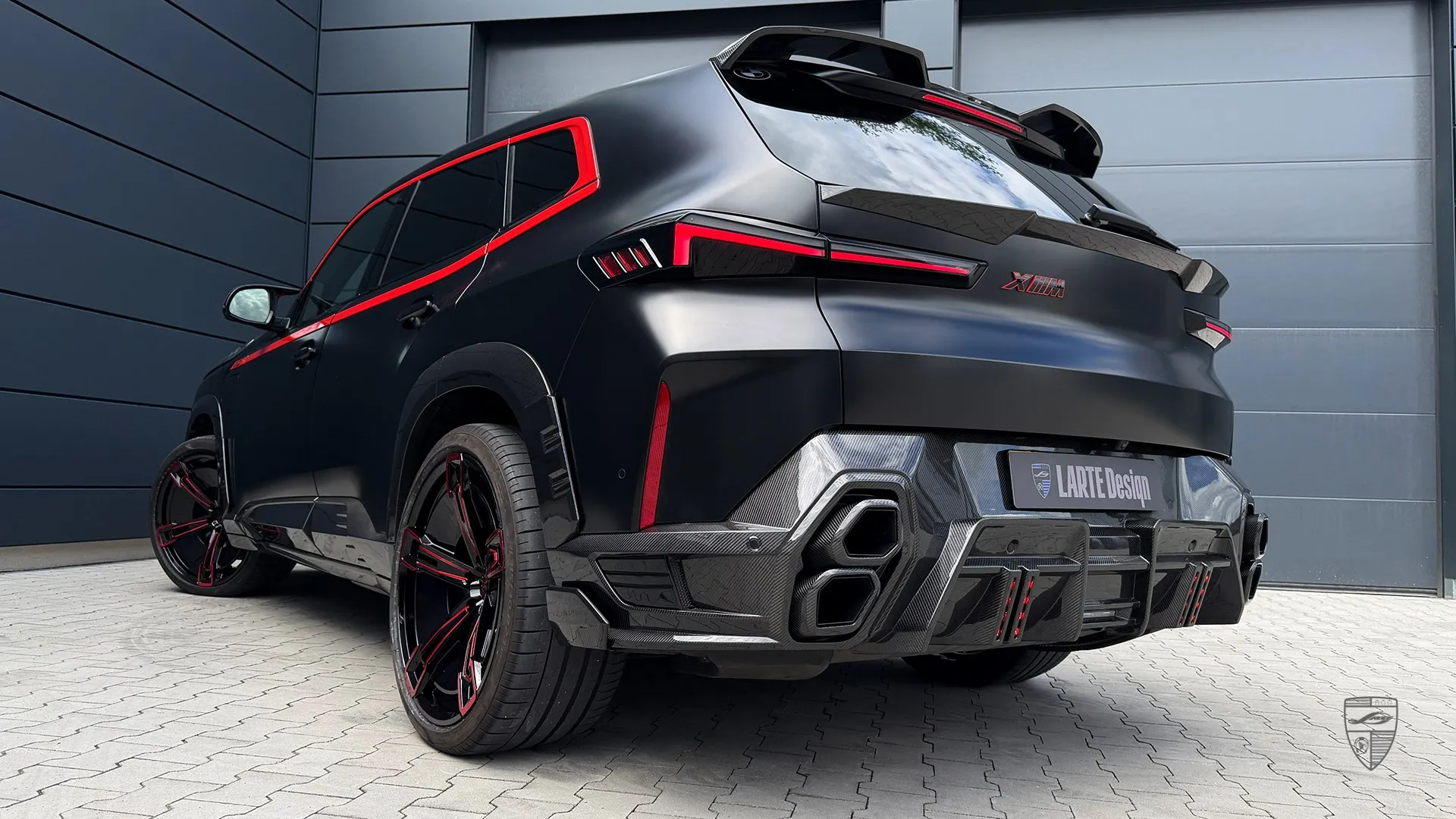 BMW XM Red Label with exclusive custom styling, carbon accessories and modified exterior
