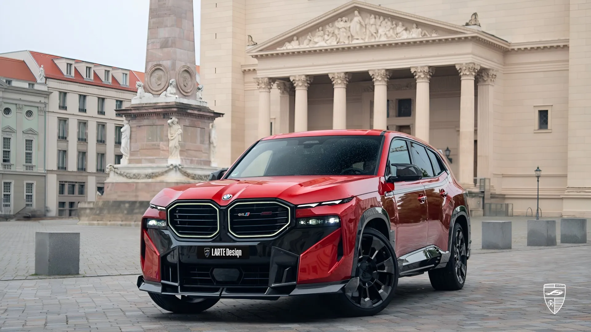 BMW XM G09 – Individuelles SUV mit XM-Design und aggressivem Bodykit Toronto Red BMW XM G09 — individuelles SUV mit XM-Design und aggressivem Stylingpaket