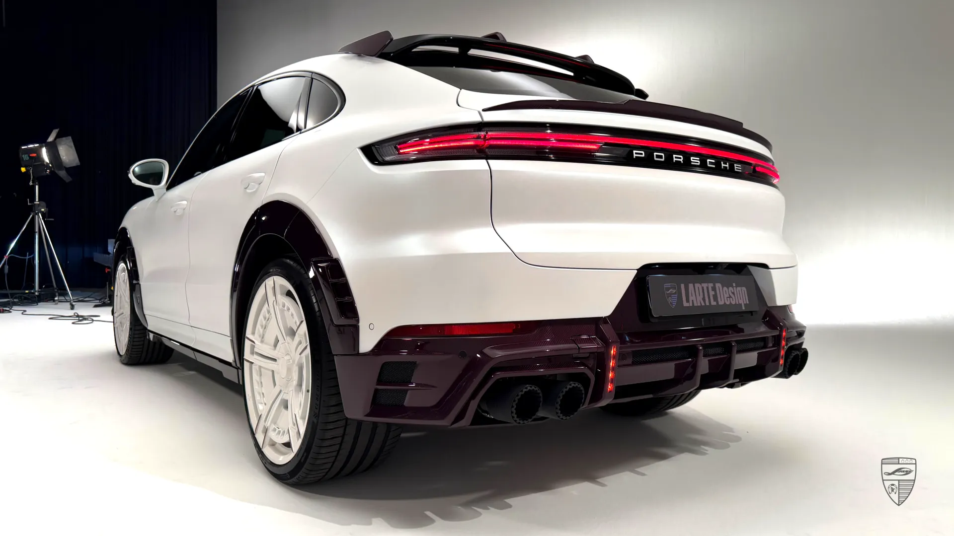 Porsche Cayenne aggressive look with custom upgrades and premium exterior styling