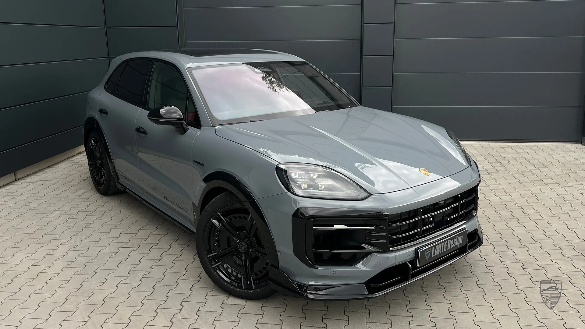 Porsche Cayenne arctic grey with custom exterior styling and modern SUV upgrades