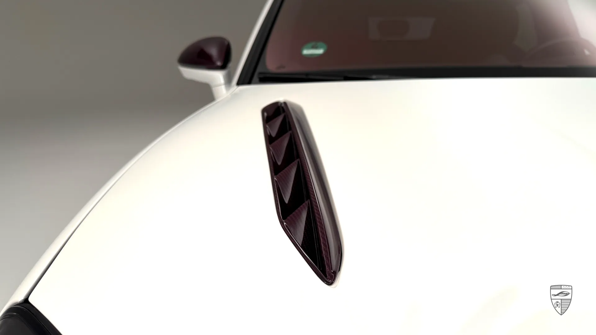 Porsche Cayenne carbon accessories detail with custom exterior styling elements