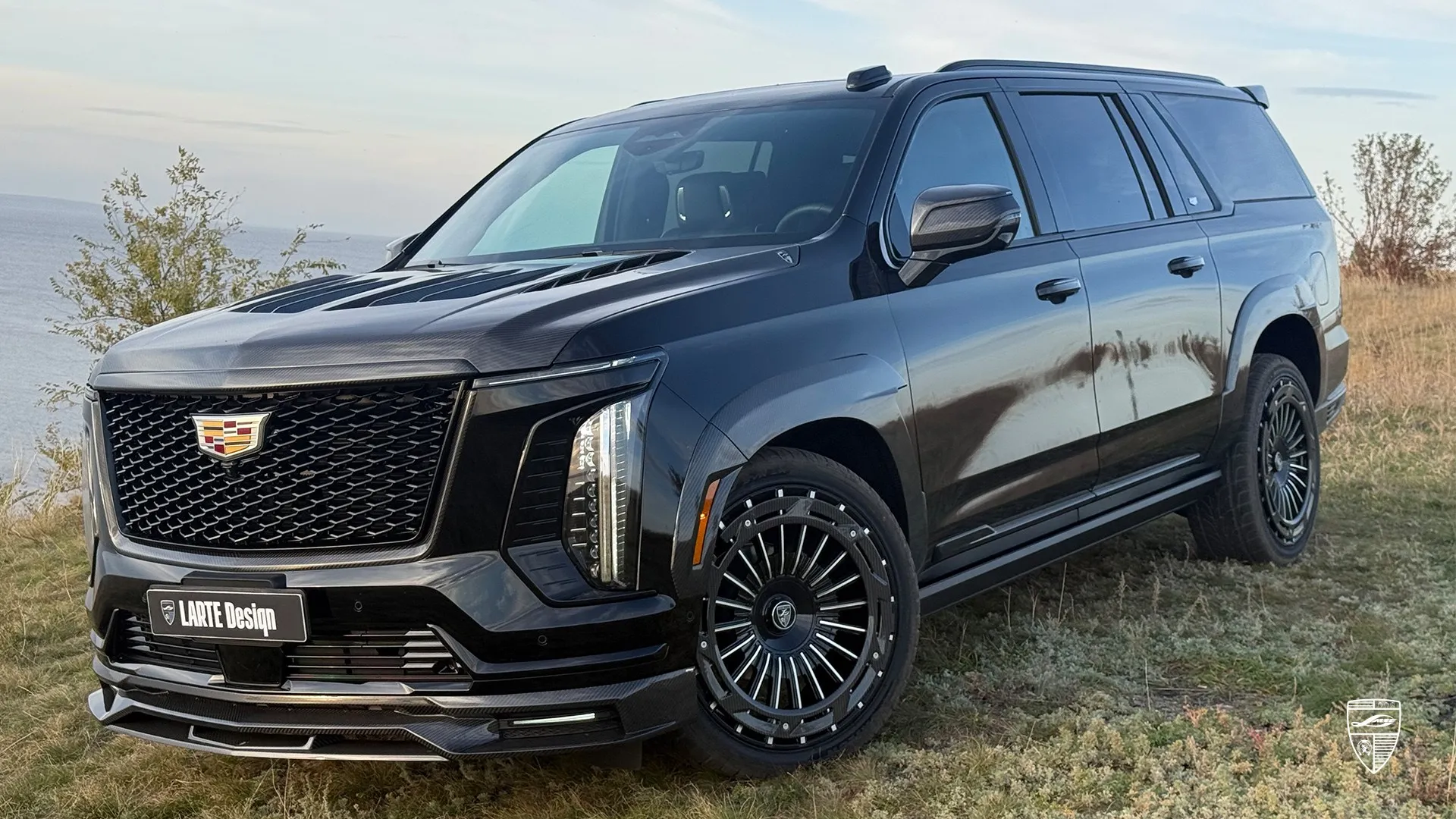 custom 2026 Cadillac Escalade with premium side profile styling and luxury exterior upgrades
