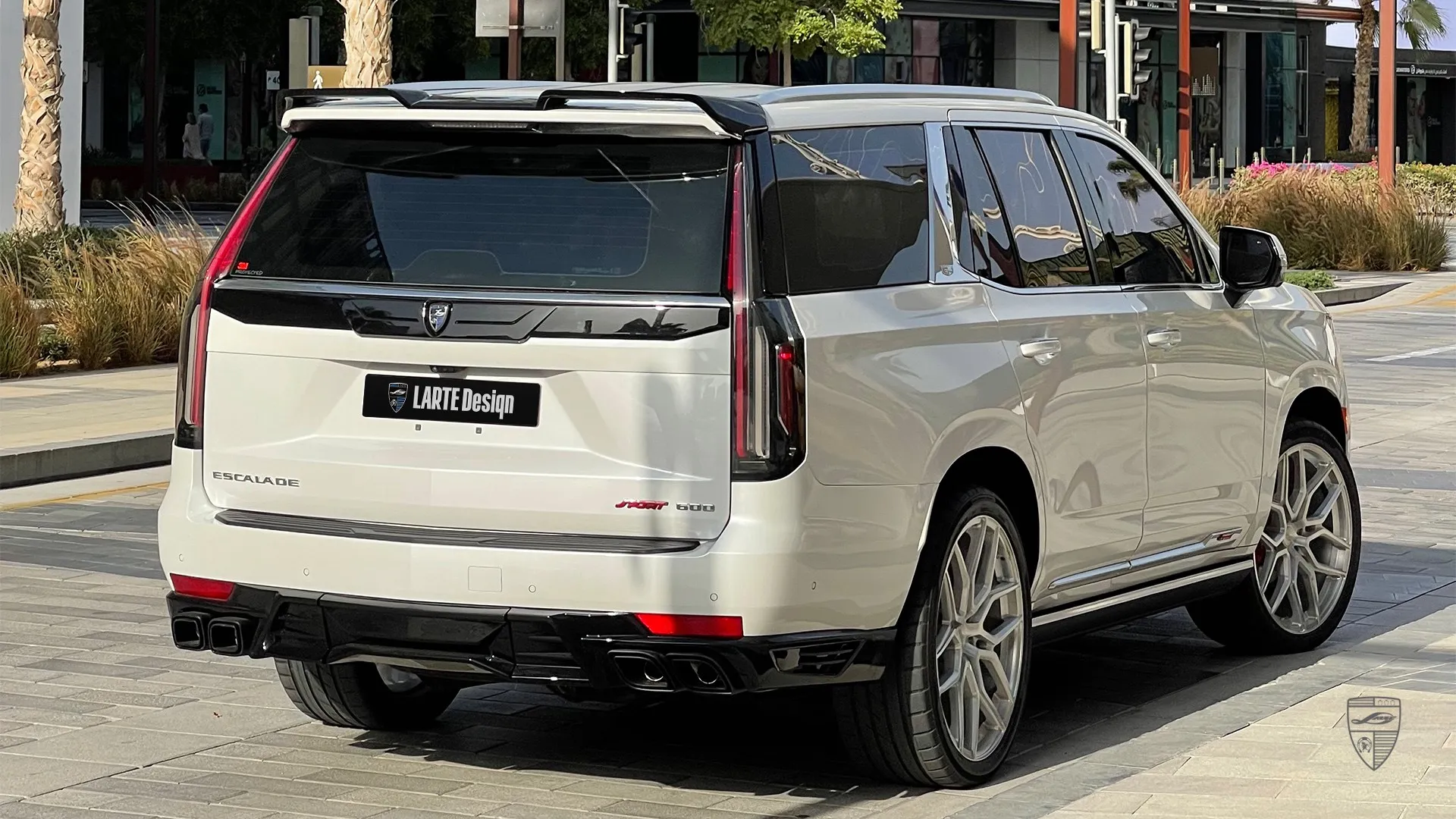 Cadillac Escalade with custom exterior styling and premium body kit upgrades