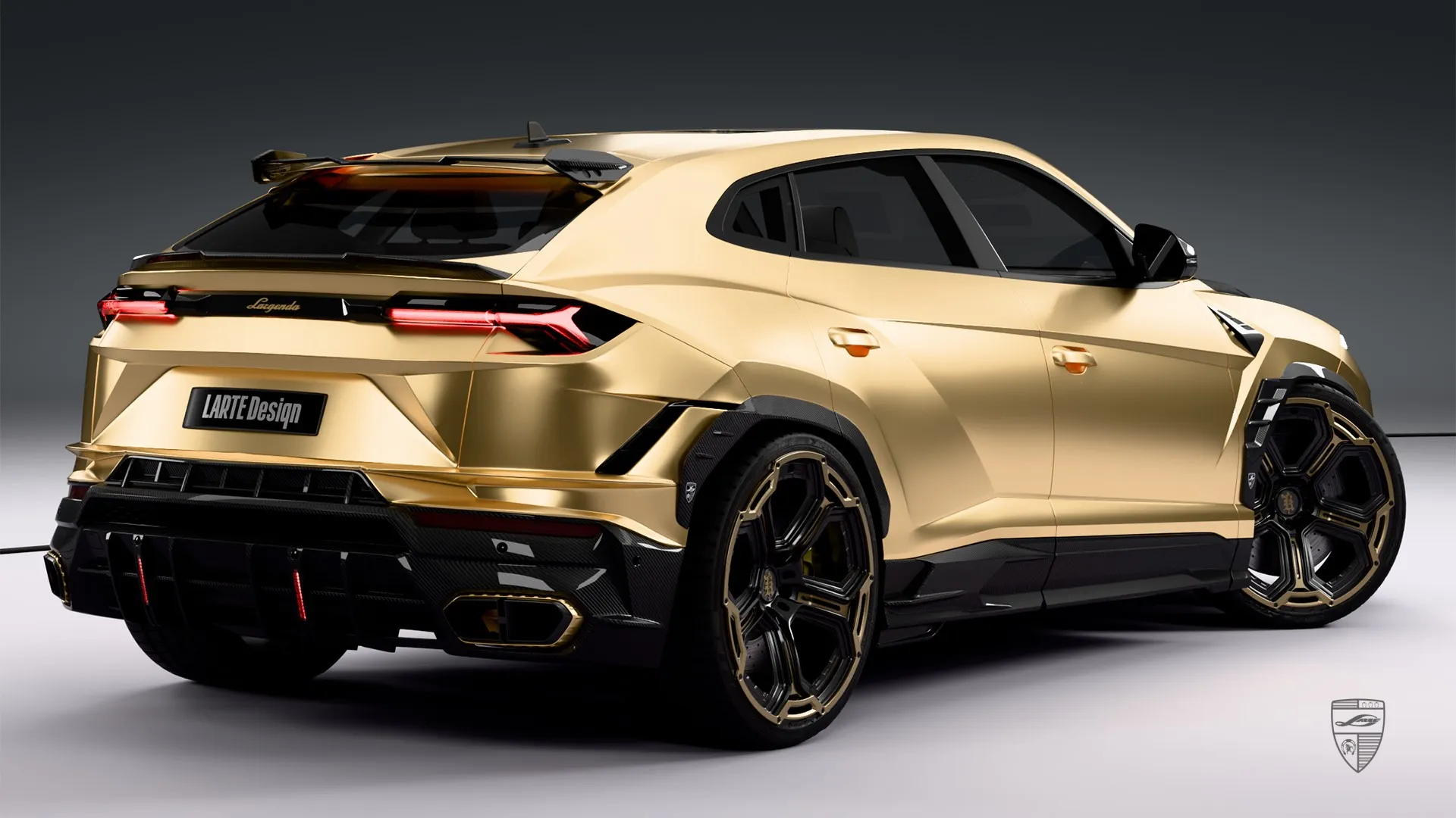 Gold URUS S SUV: carbon fiber facelift with dynamic side profile and aerodynamic efficiency