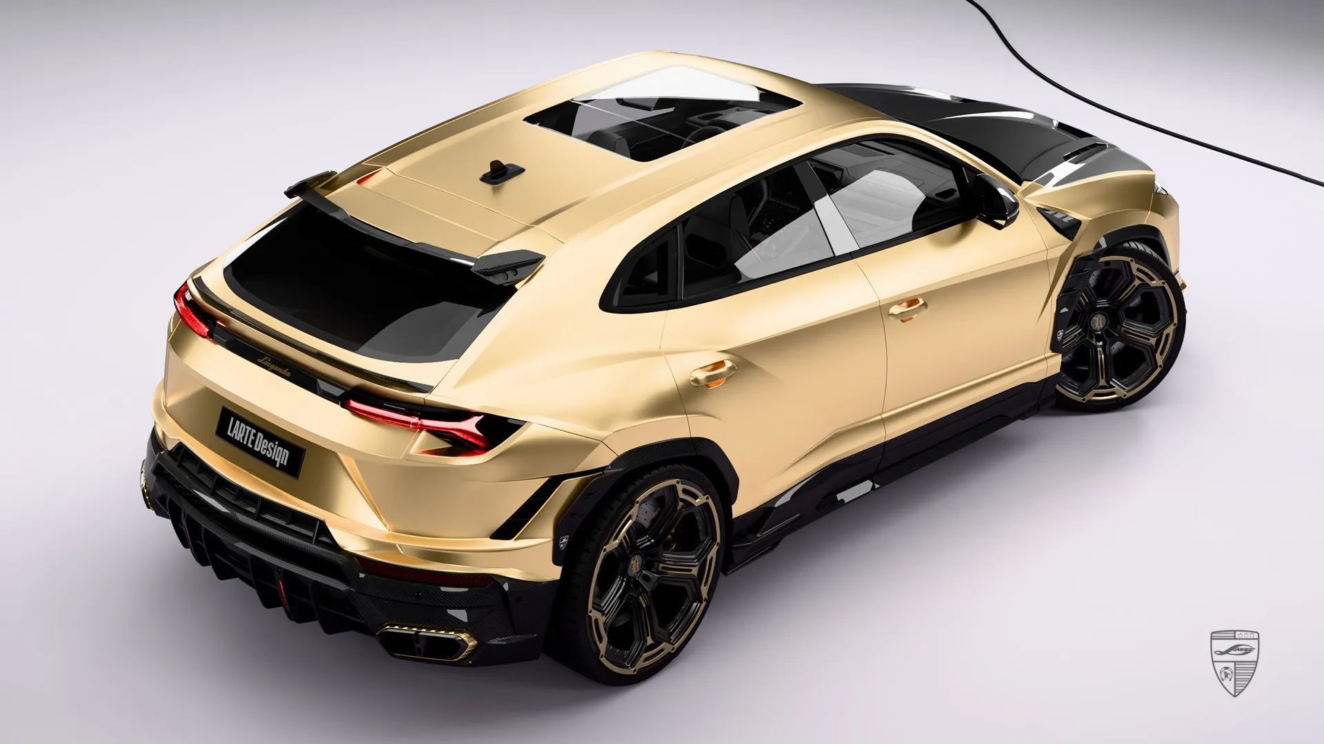 Lamborghini URUS S in Goldton — Promi‑Style‑Carbon‑Bauweise und motorsportinspiriertes Design