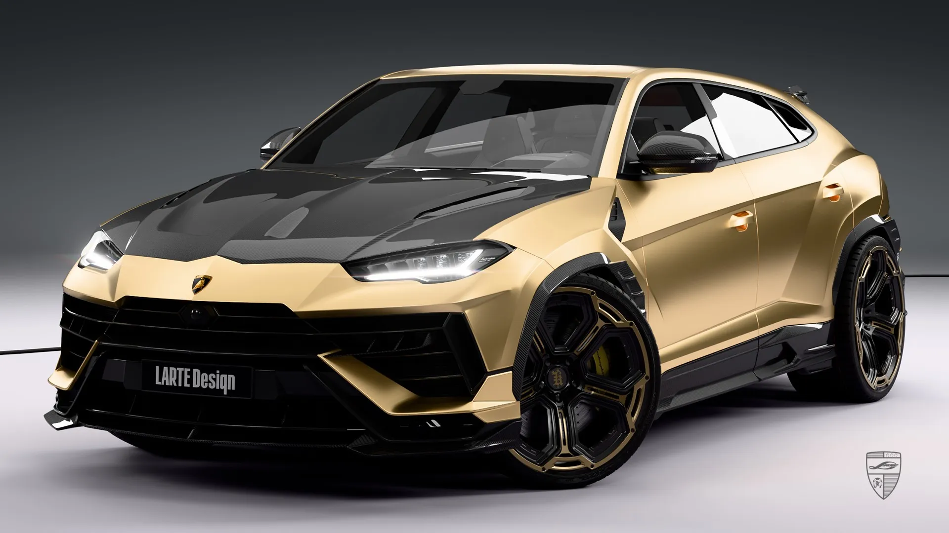 Lamborghini URUS S in Gold — Facelift mit Carbon‑Widebody‑Styling und Elite‑Leistung