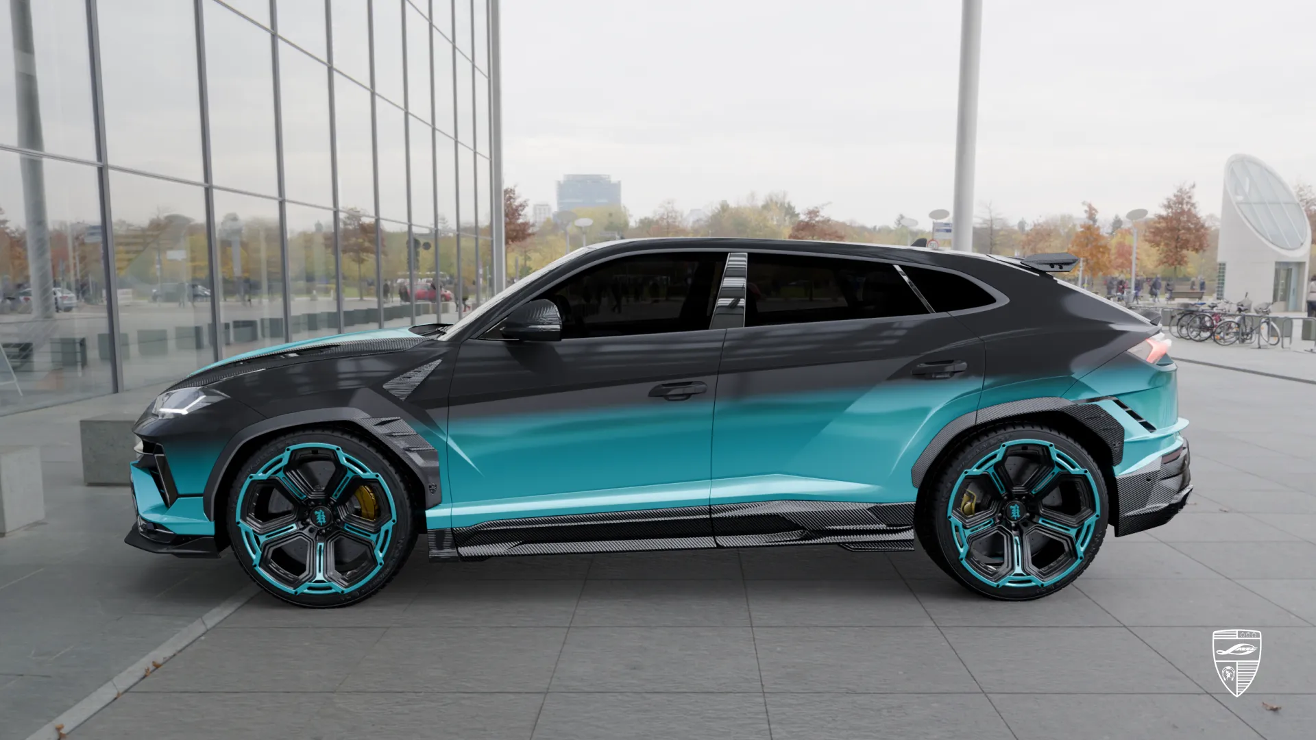 Kundenspezifischer Lamborghini Urus S mit Bodykit