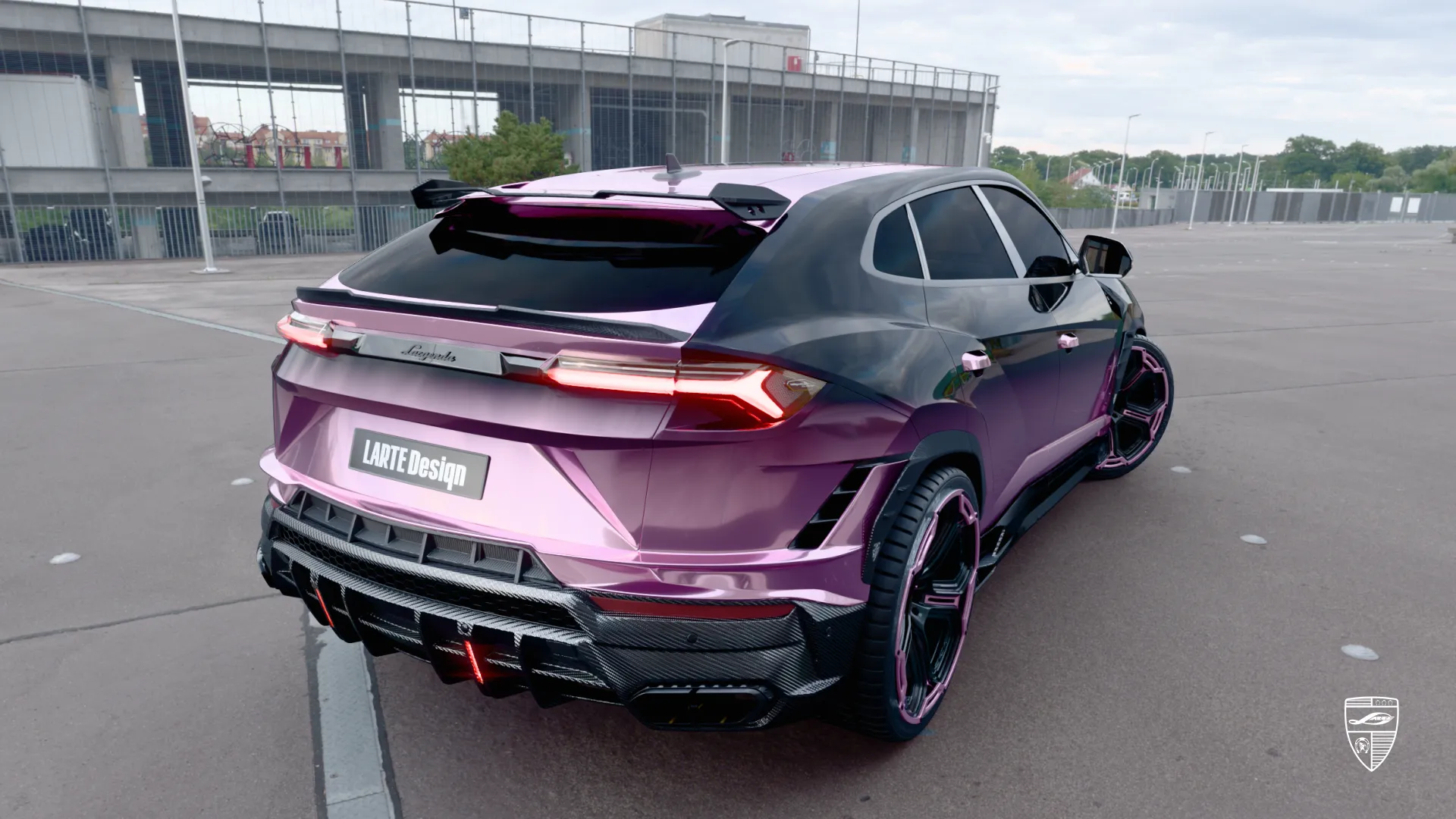 Aggressiv getunter Lamborghini Urus S von Larte Design