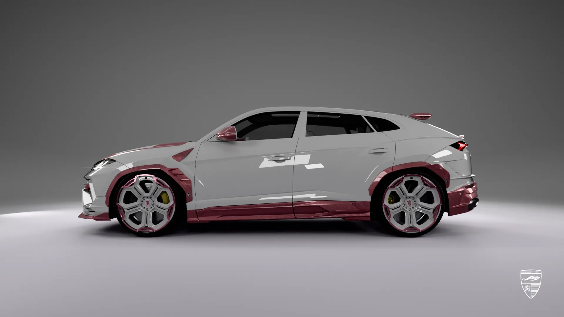 Lamborghini Urus S with sport body styling in dual tone finish