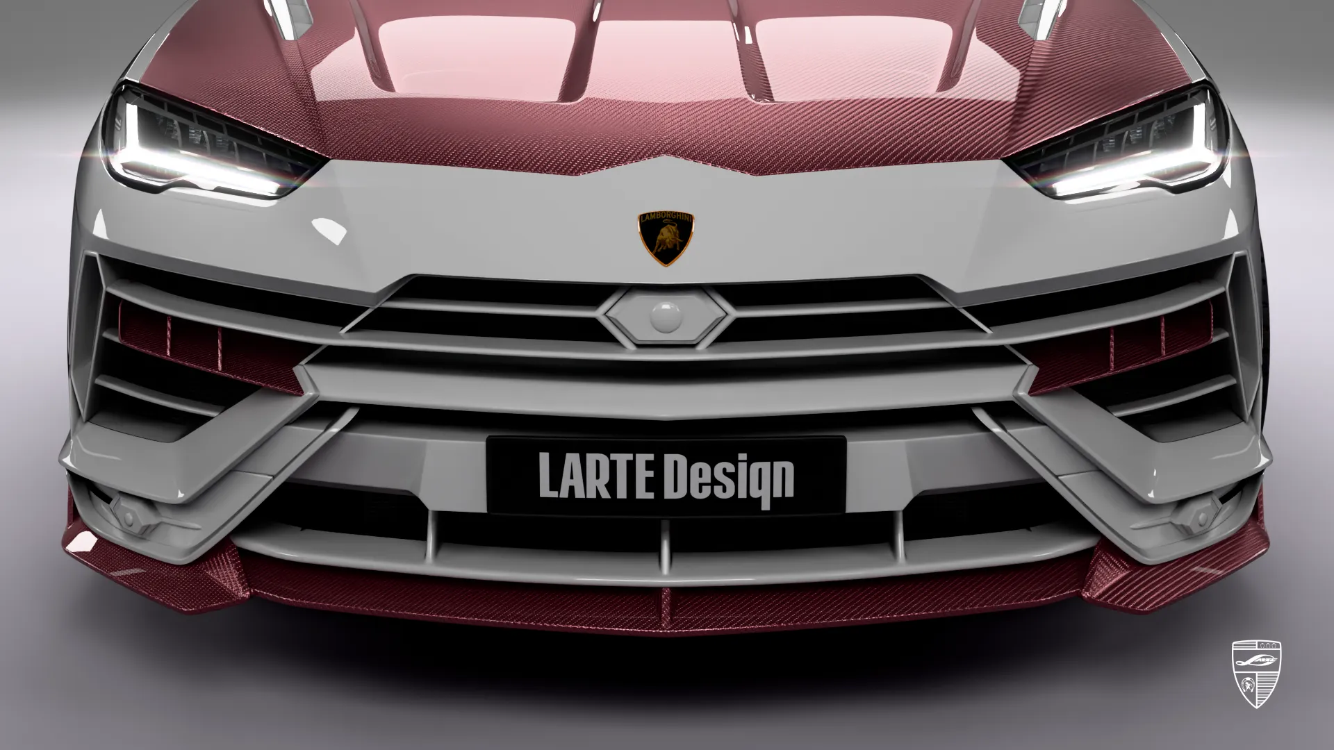 Lamborghini Urus S front grille and carbon detailing