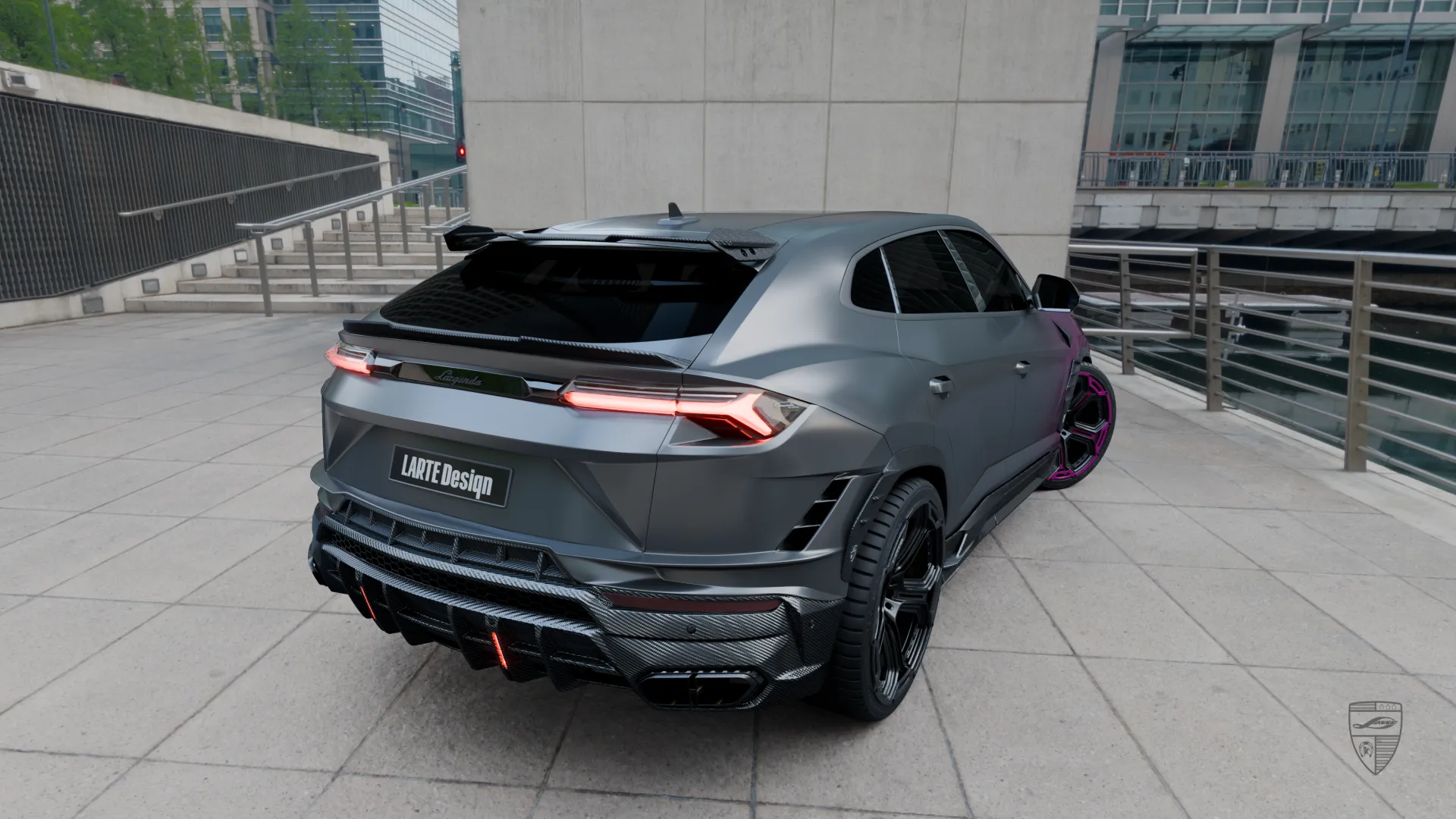 Lamborghini Urus S Performante mit Nachrüst‑Aerodynamikpaket