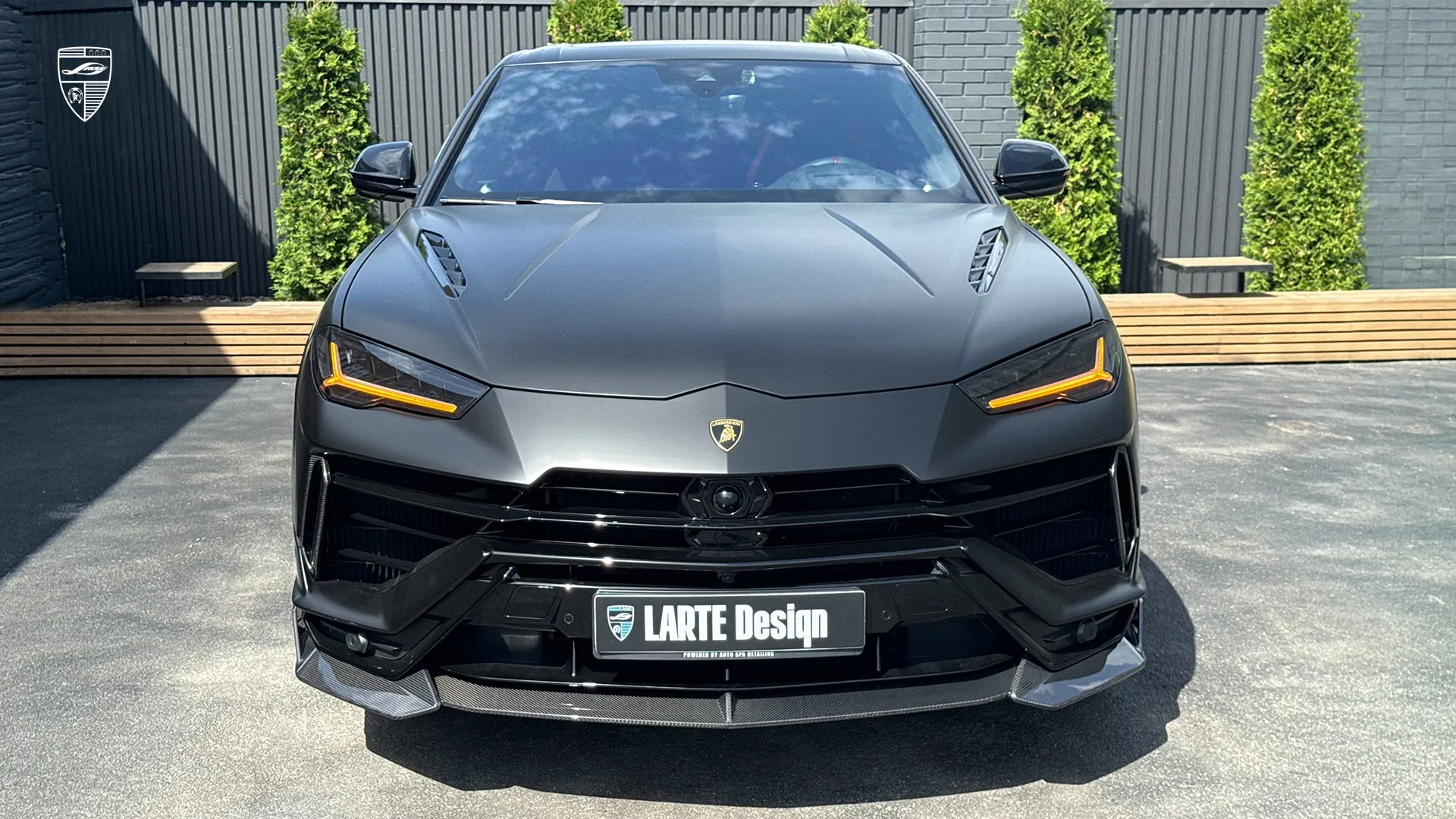 Urus Performante custom build featuring aggressive front view styling and modified exterior design