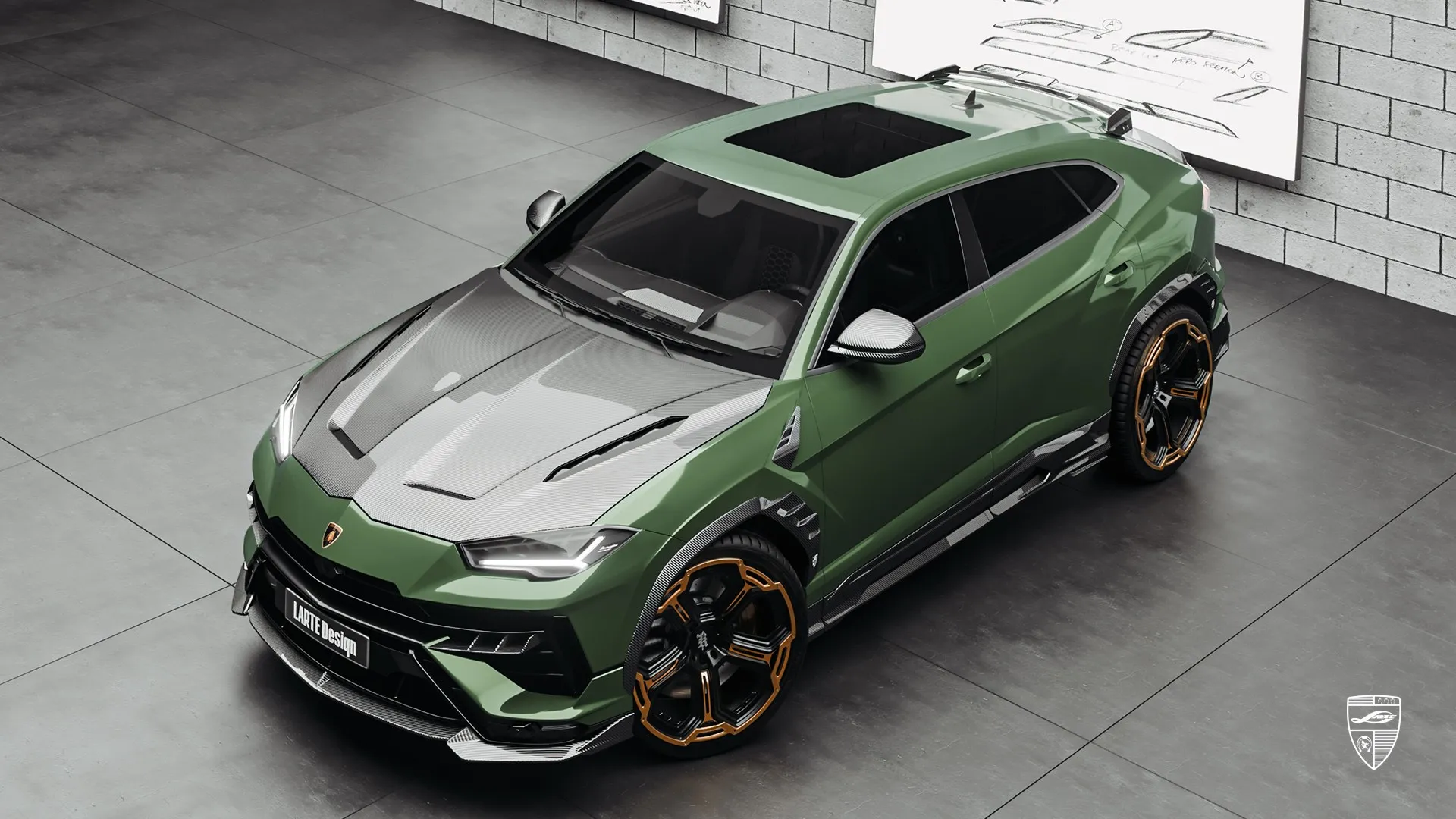 Verde Ermes Lamborghini URUS S aus Düsseldorf: aggresives Style‑Upgrade mit Widebody‑Profil