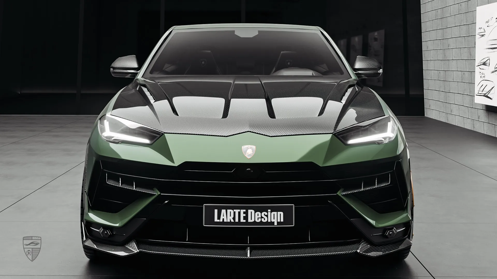 Luxury car transformation: 2026 Lamborghini URUS S in Verde Ermes with sporty appearance package