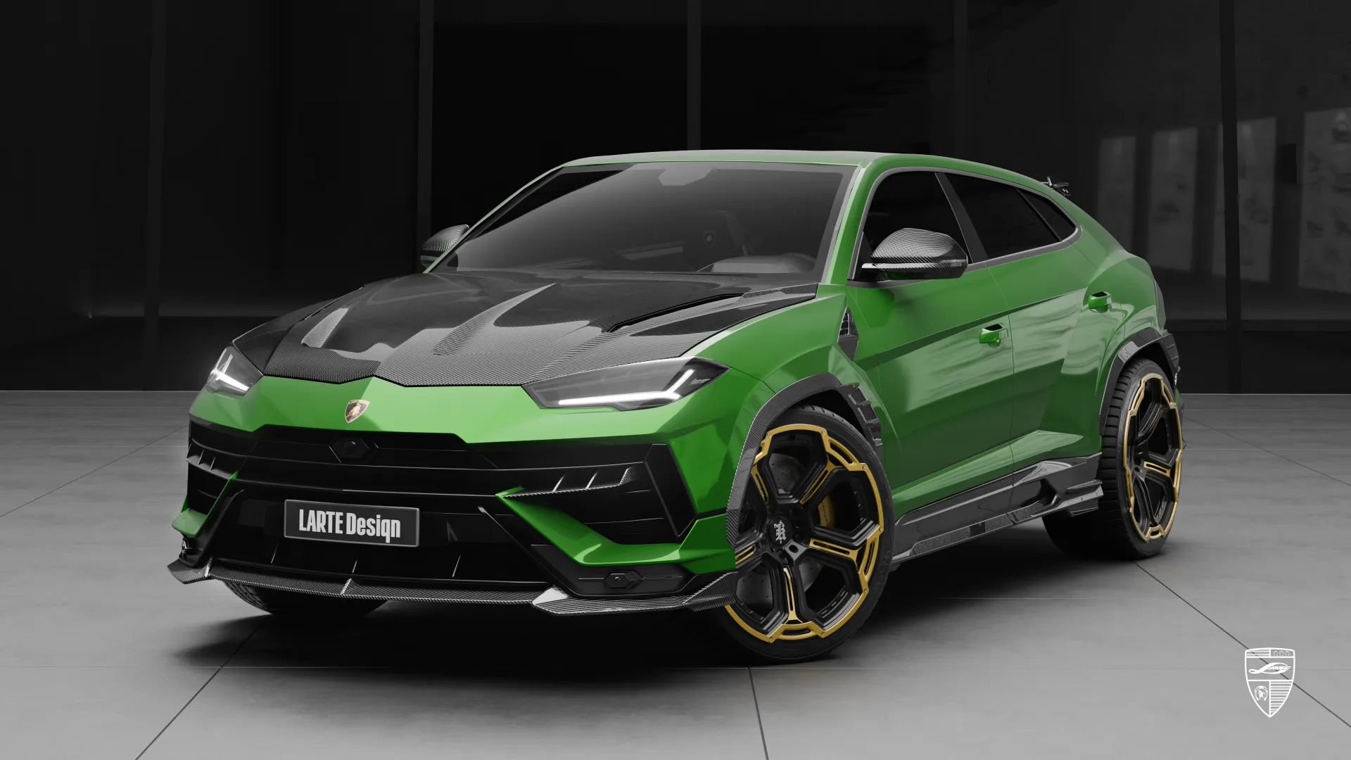 URUS S Facelift in Verde mit markantem Widebody-Upgrade Lamborghini URUS S Verde – Facelift-Stylingpaket mit markantem Design und breiter Karosserie