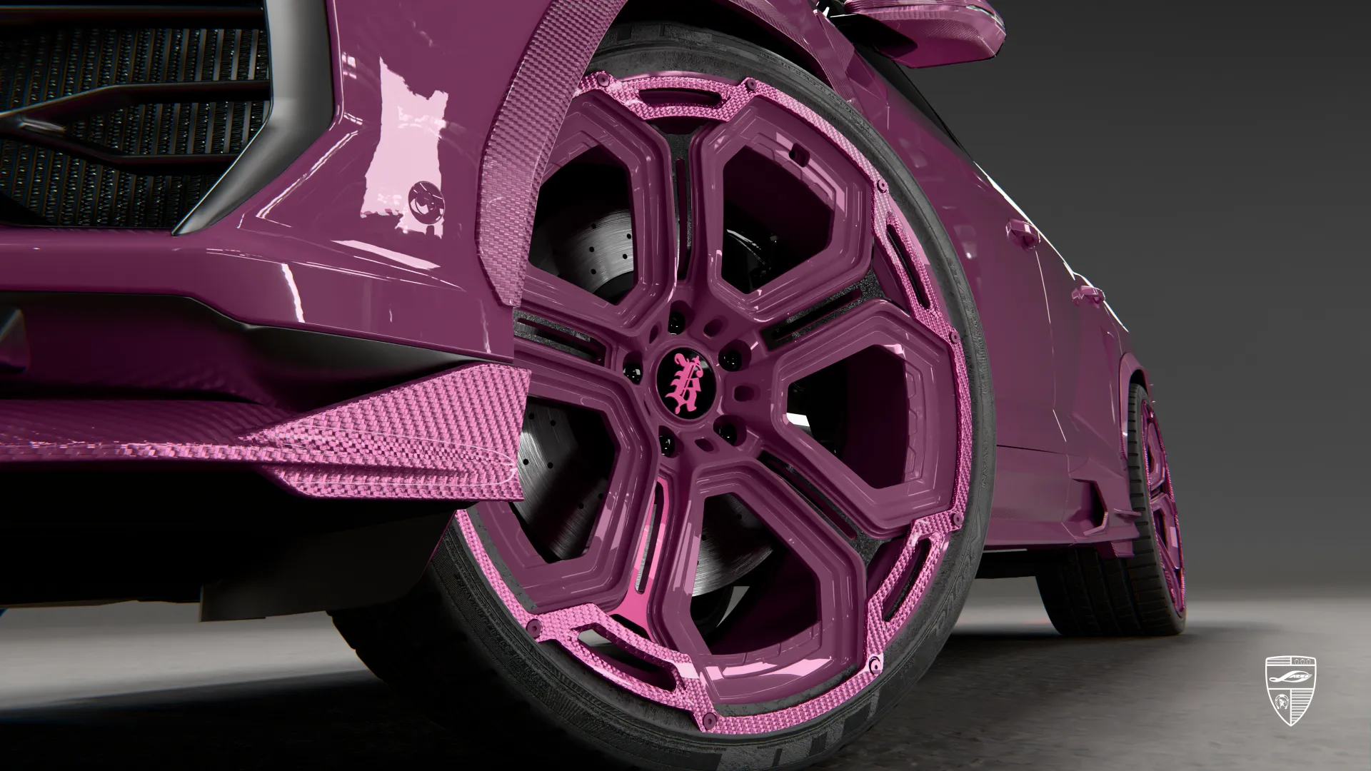 2026 Lamborghini Urus SE wheel detail with custom styling and premium exterior modifications
