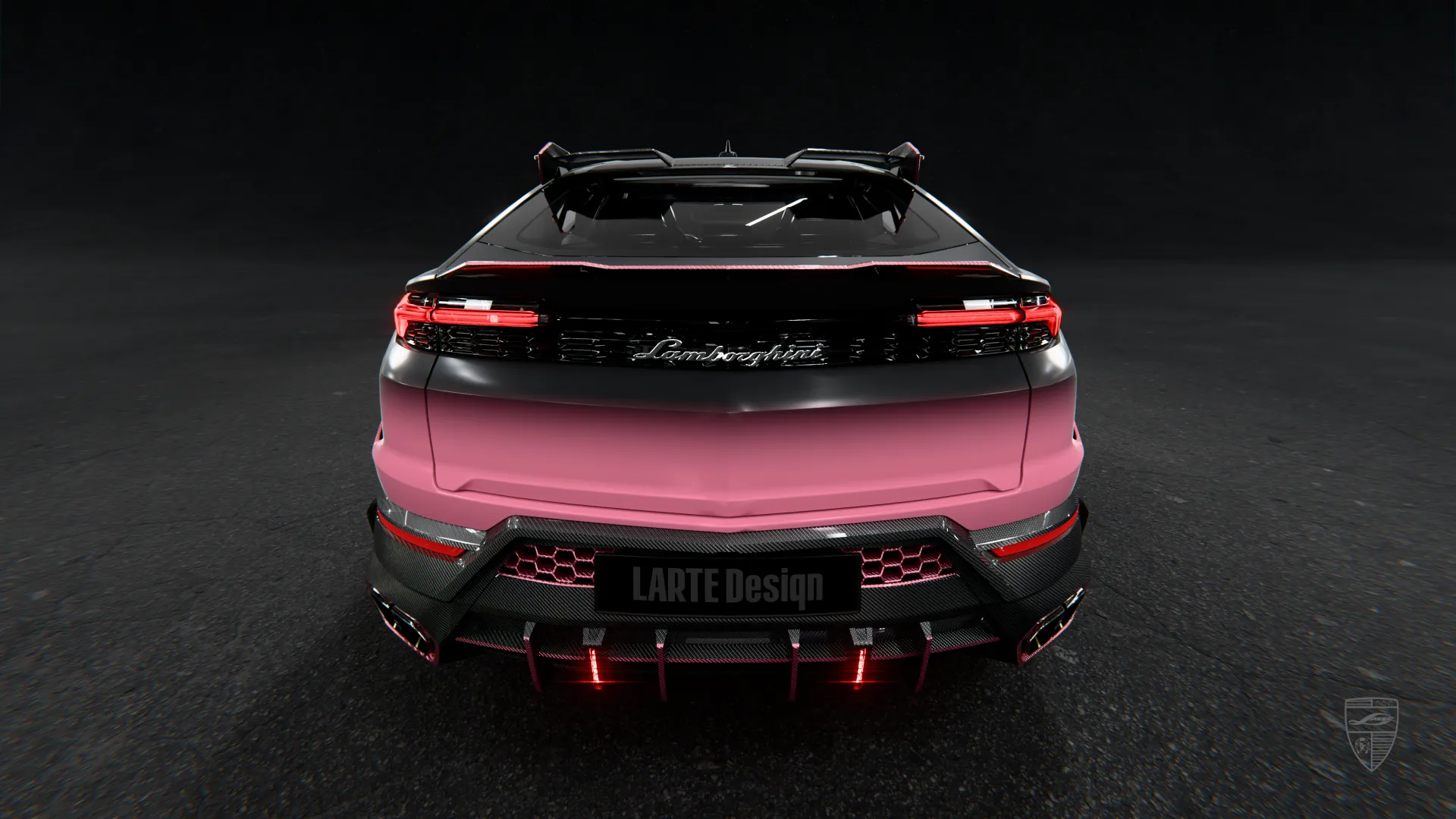 Lambo Urus SE mit pinken Akzenten, Carbon-Styling und markanter Exterieur-Individualisierung