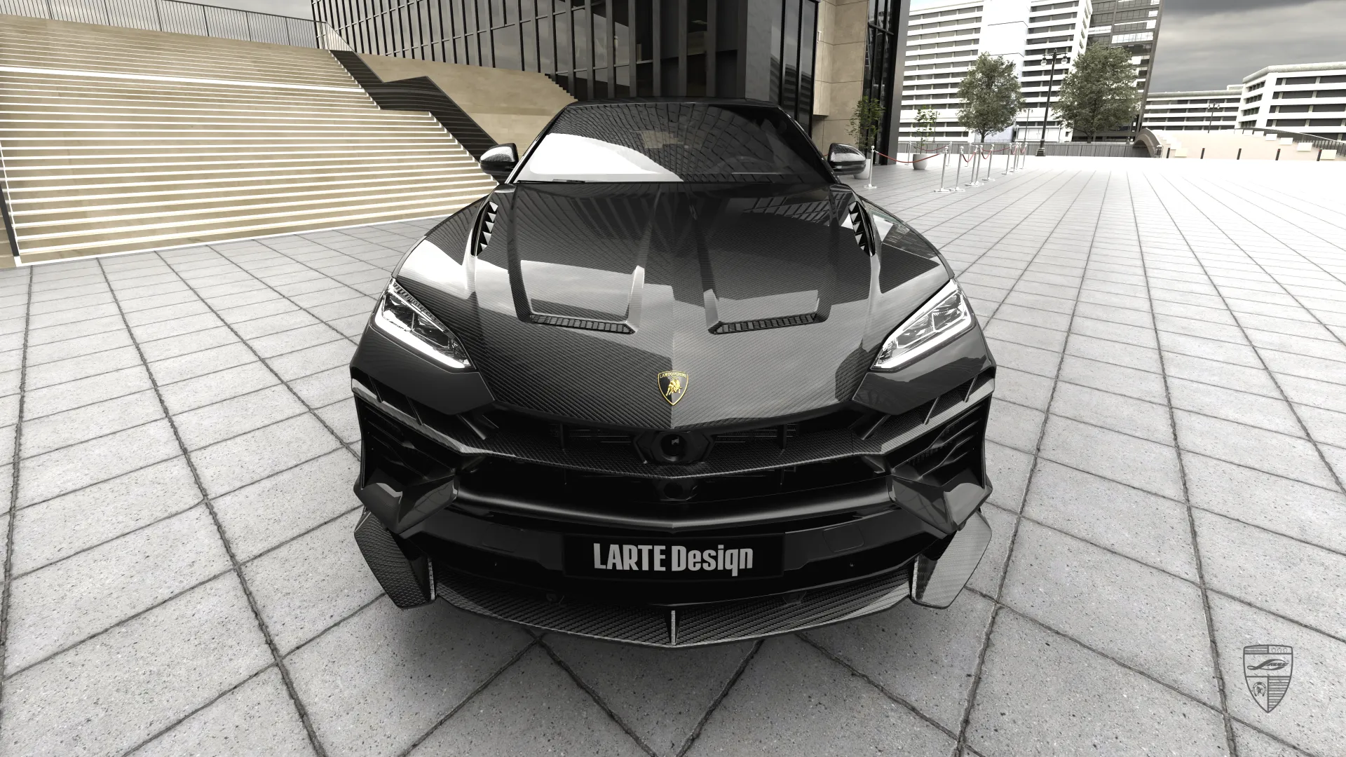 Lamborghini URUS SE with carbon fiber hood styling and premium exterior upgrades