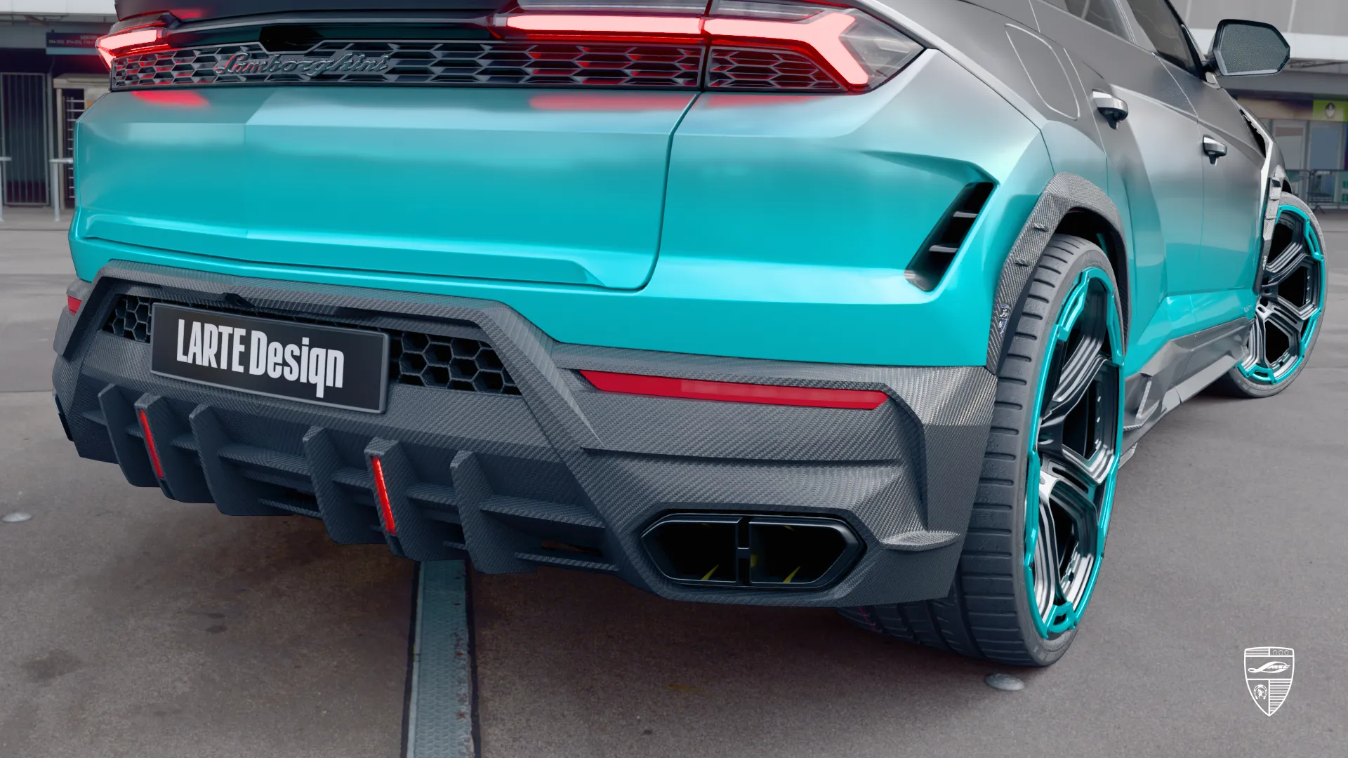 Lamborghini Urus SE V8 mit kundenspezifischer Lackierung und Felgen