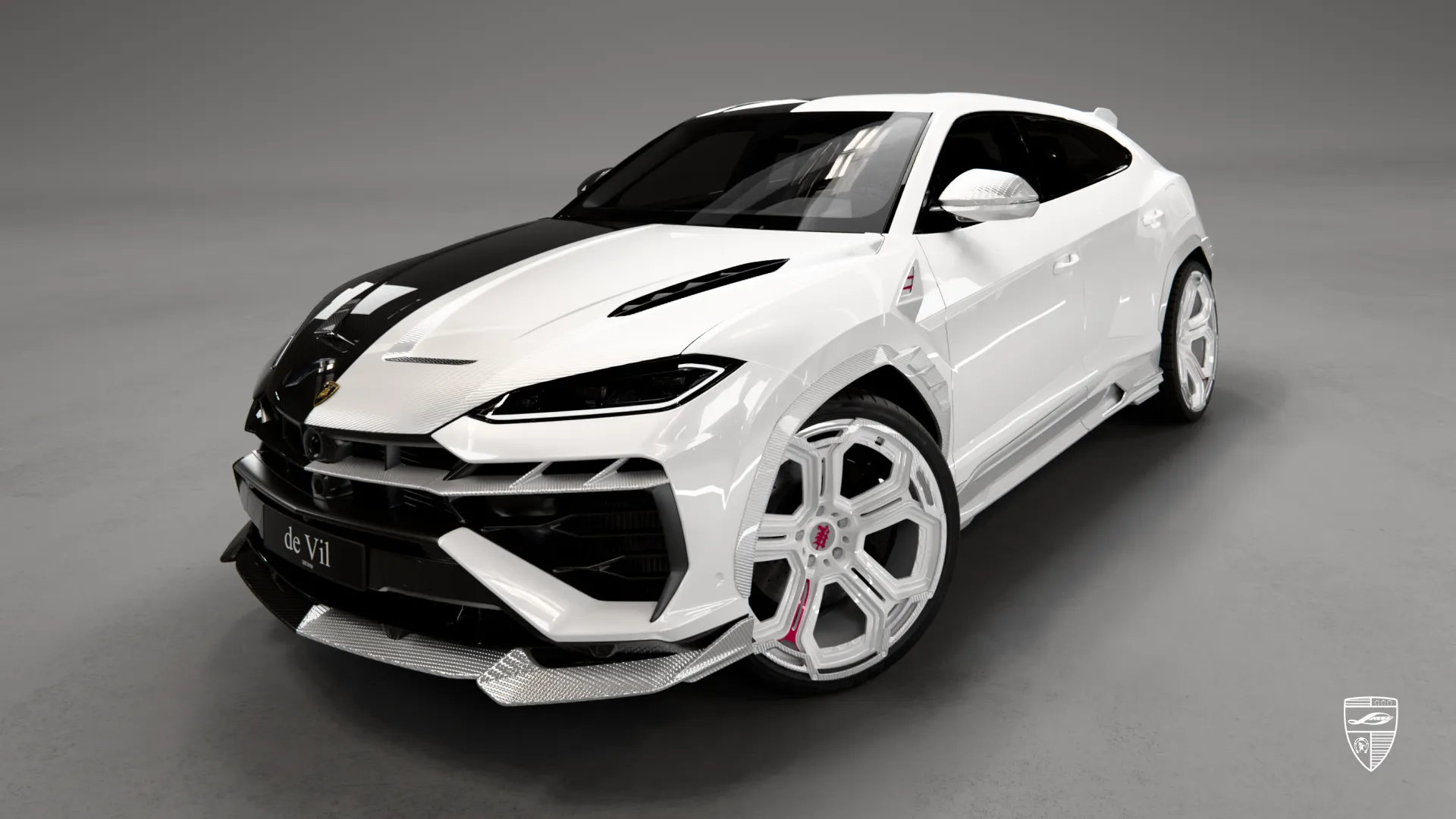 Lamborghini Urus SE image featuring front view styling and exclusive custom exterior design