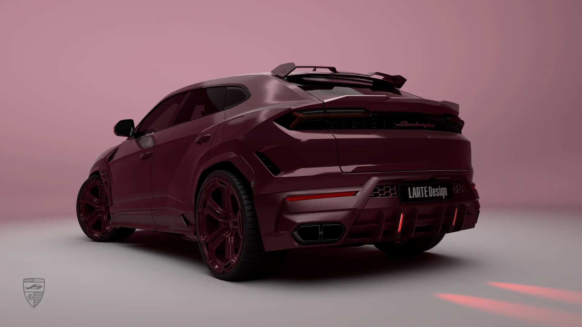 Lamborghini Urus SE mit aggressivem Design und markantem Heck Styling