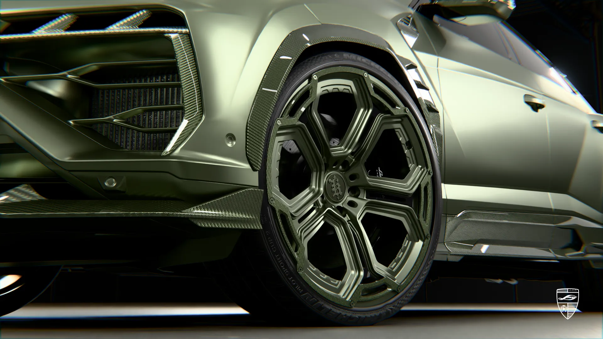 URUS SE unique with custom wheel detail and distinctive exterior styling