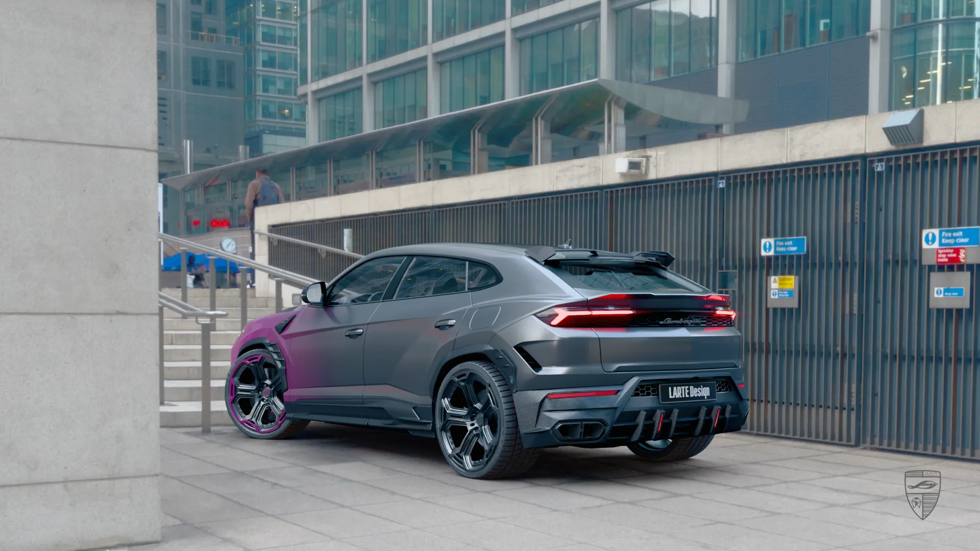 Lamborghini Urus SE mit Carbon und kundenspezifischen Felgen von Larte Design