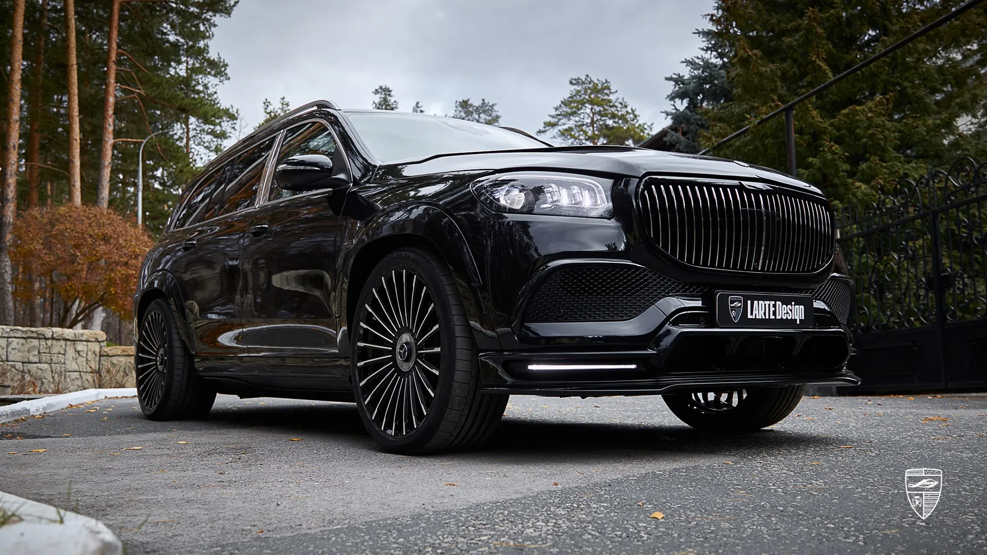2024 Mercedes Maybach GLS 600 — custom-built family SUV in Obsidian Black with aggressive look