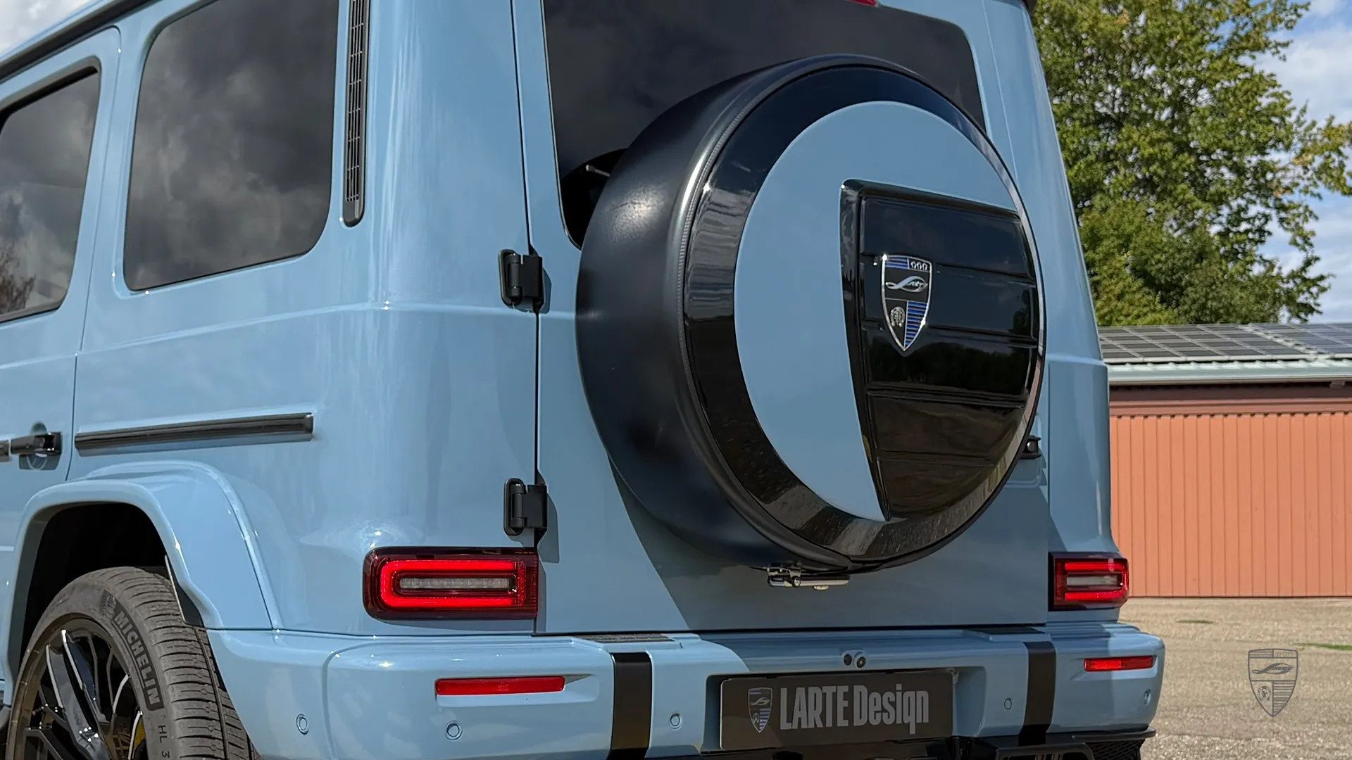Mercedes G-Klasse 2026 mit individueller Reserveradabdeckung und markantem Exterieur-Design