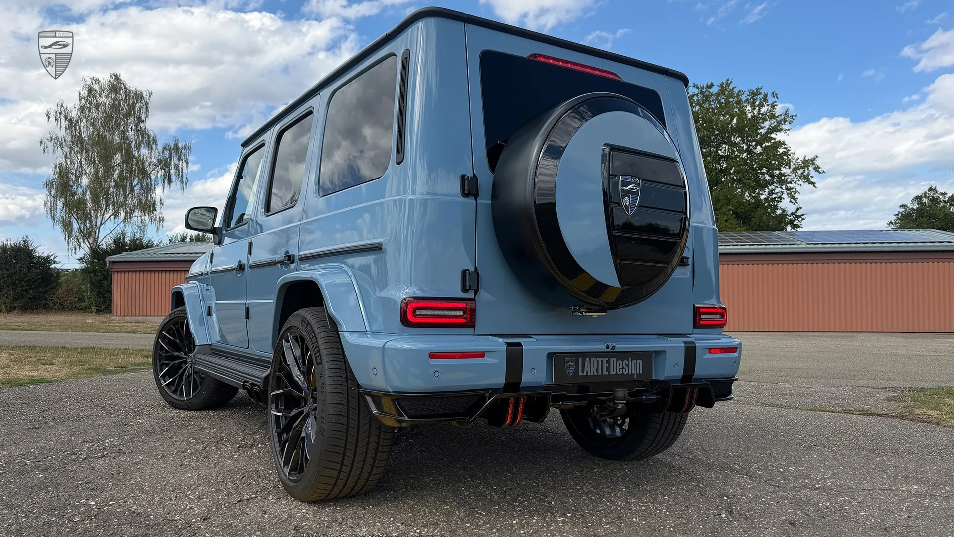 Mercedes G-Klasse 2026 in Pastellblau mit individuellen Exterieur-Upgrades und markantem SUV-Design