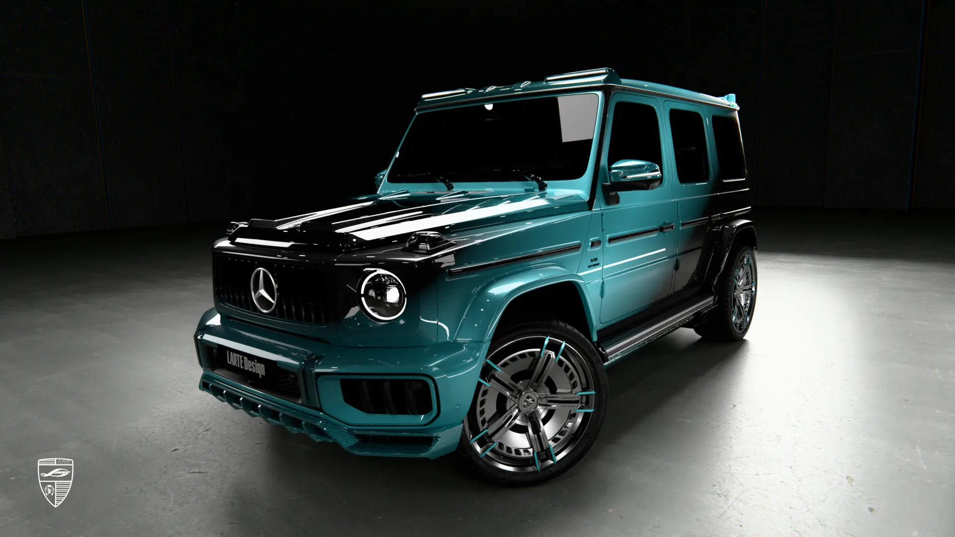 Mercedes-AMG G 63 Facelift in turquoise with custom exterior styling and modern upgrades