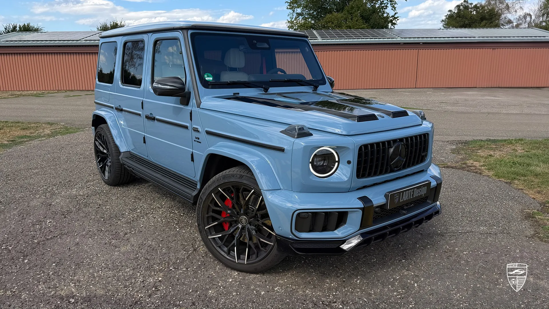 Mercedes-AMG G 63 Facelift in Hellblau mit individuellem Exterieur-Styling und modernen Upgrades