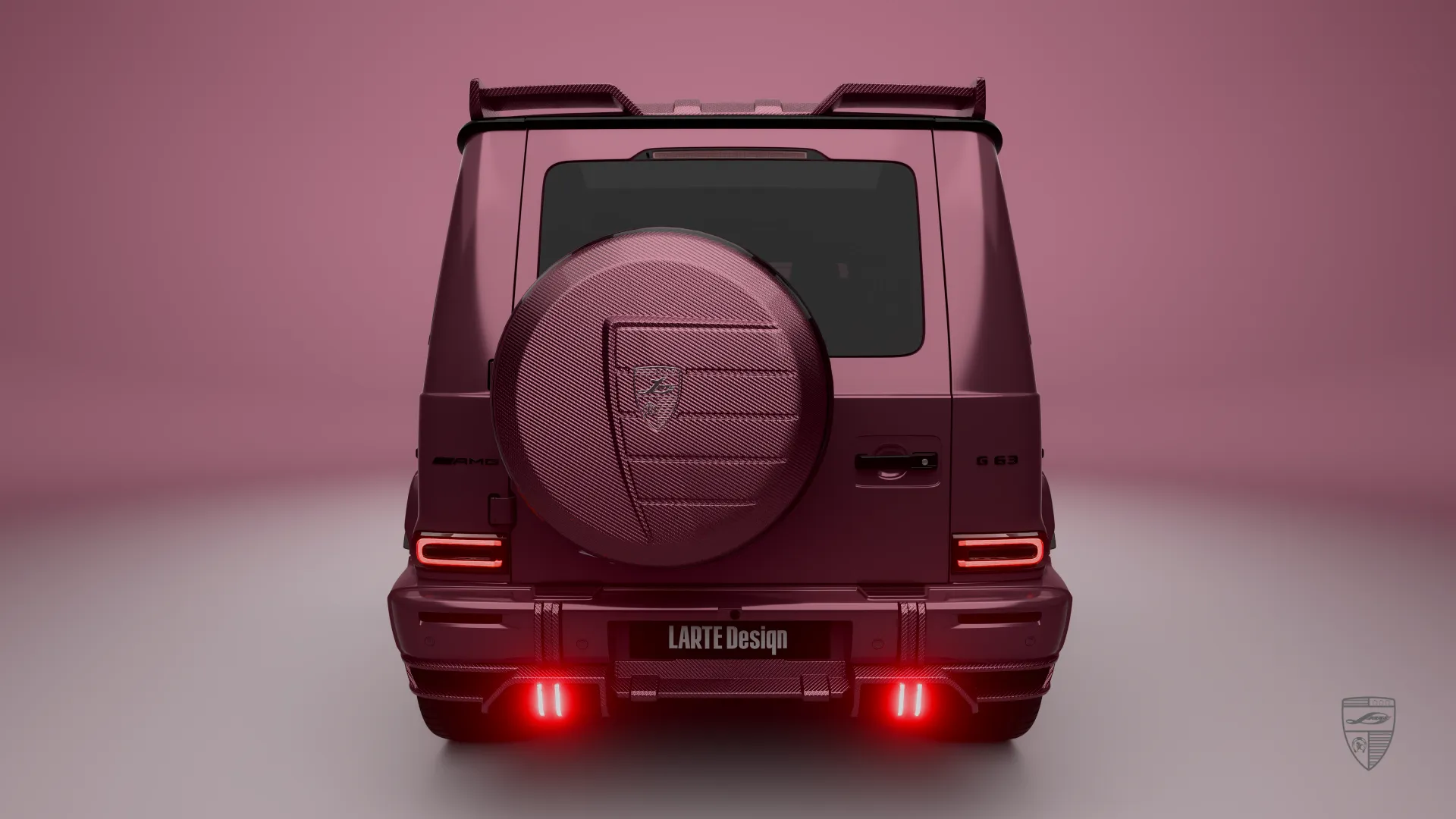 Mercedes G 63 AMG Facelift Heckansicht mit individuellem Exterieur-Styling