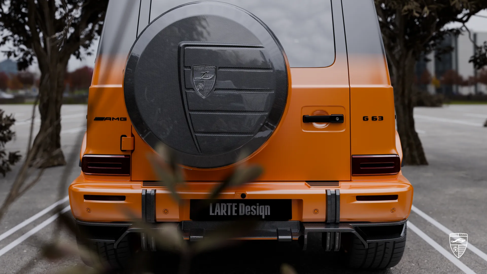Mercedes-AMG G 63 Facelift mit individueller Reserveradabdeckung und veredeltem Exterieur-Design