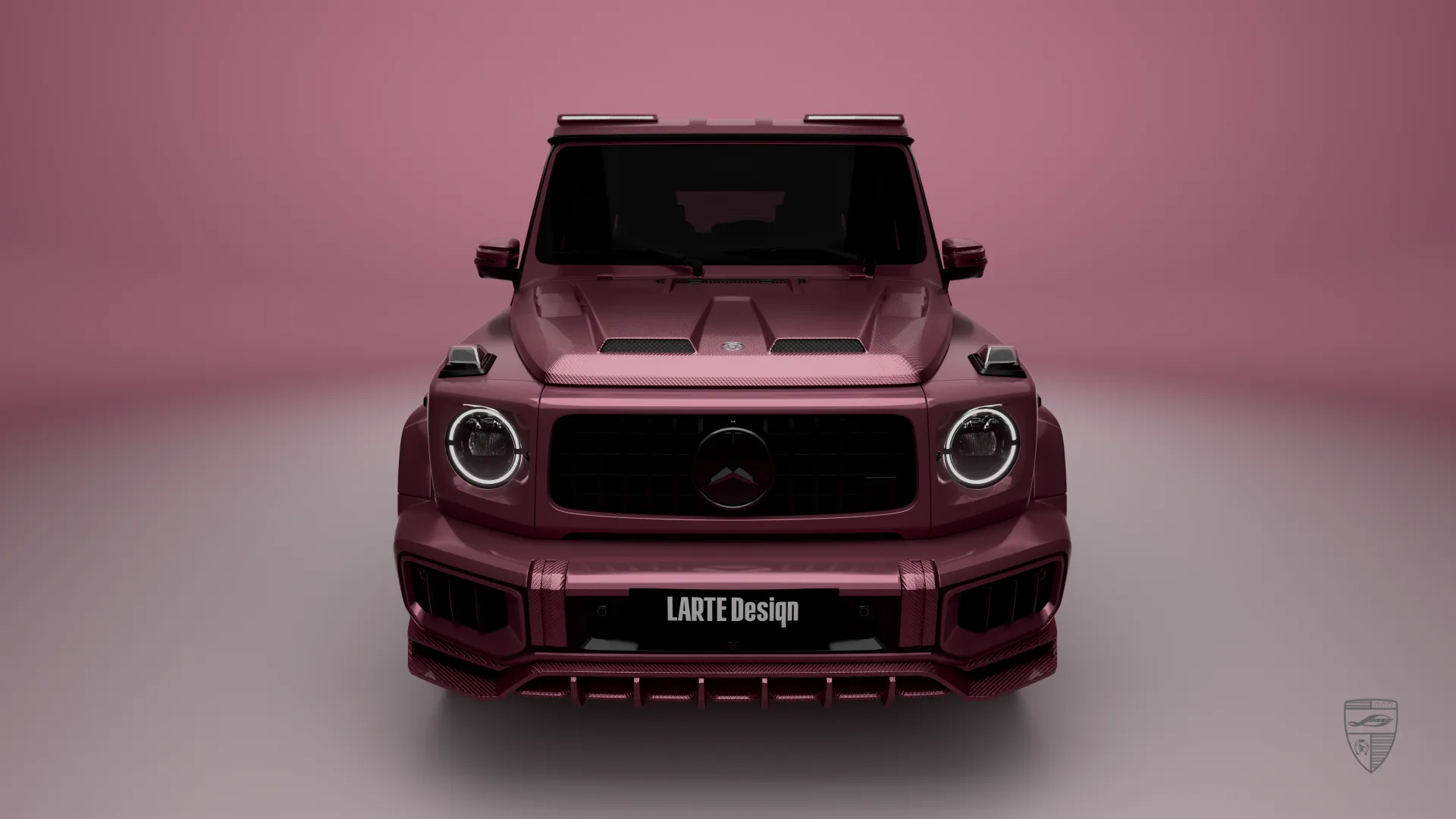 Mercedes G Wagon Facelift Frontansicht mit markantem Exterieur-Styling