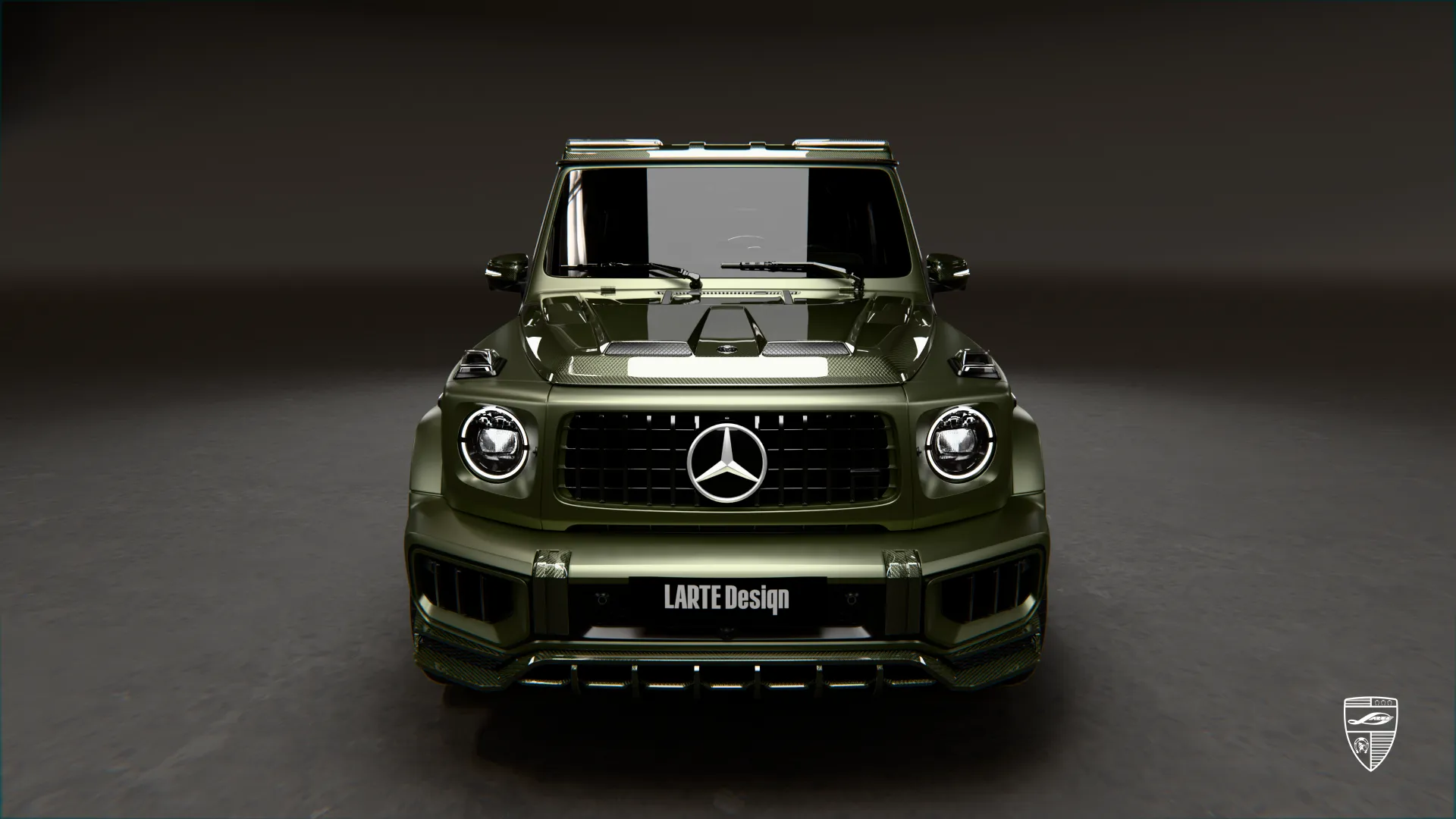 Mercedes G63 AMG Facelift Frontansicht mit markantem Exterieur-Styling