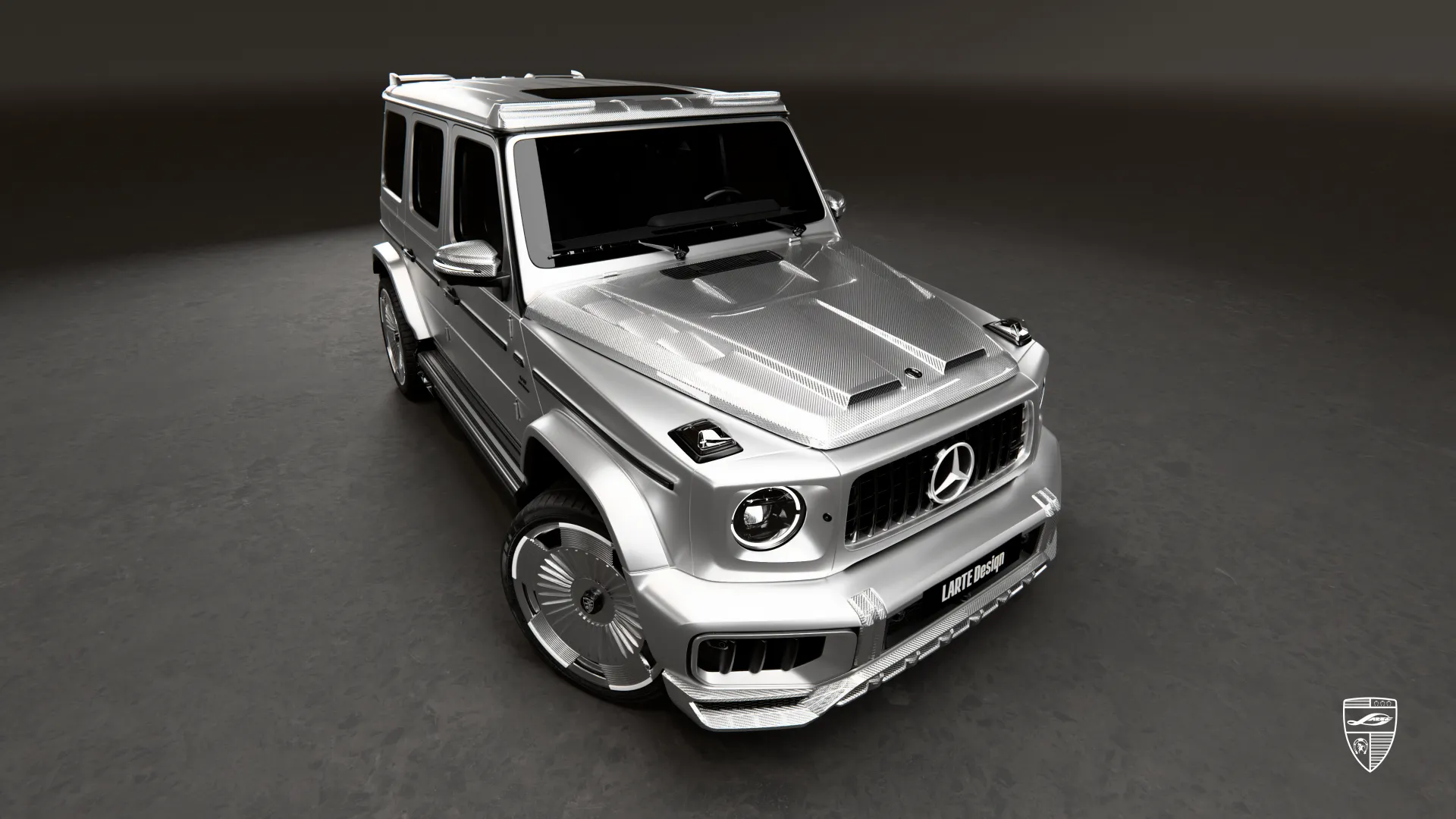 2026 Mercedes G63 AMG Facelift in silver with custom styling and exterior upgrades