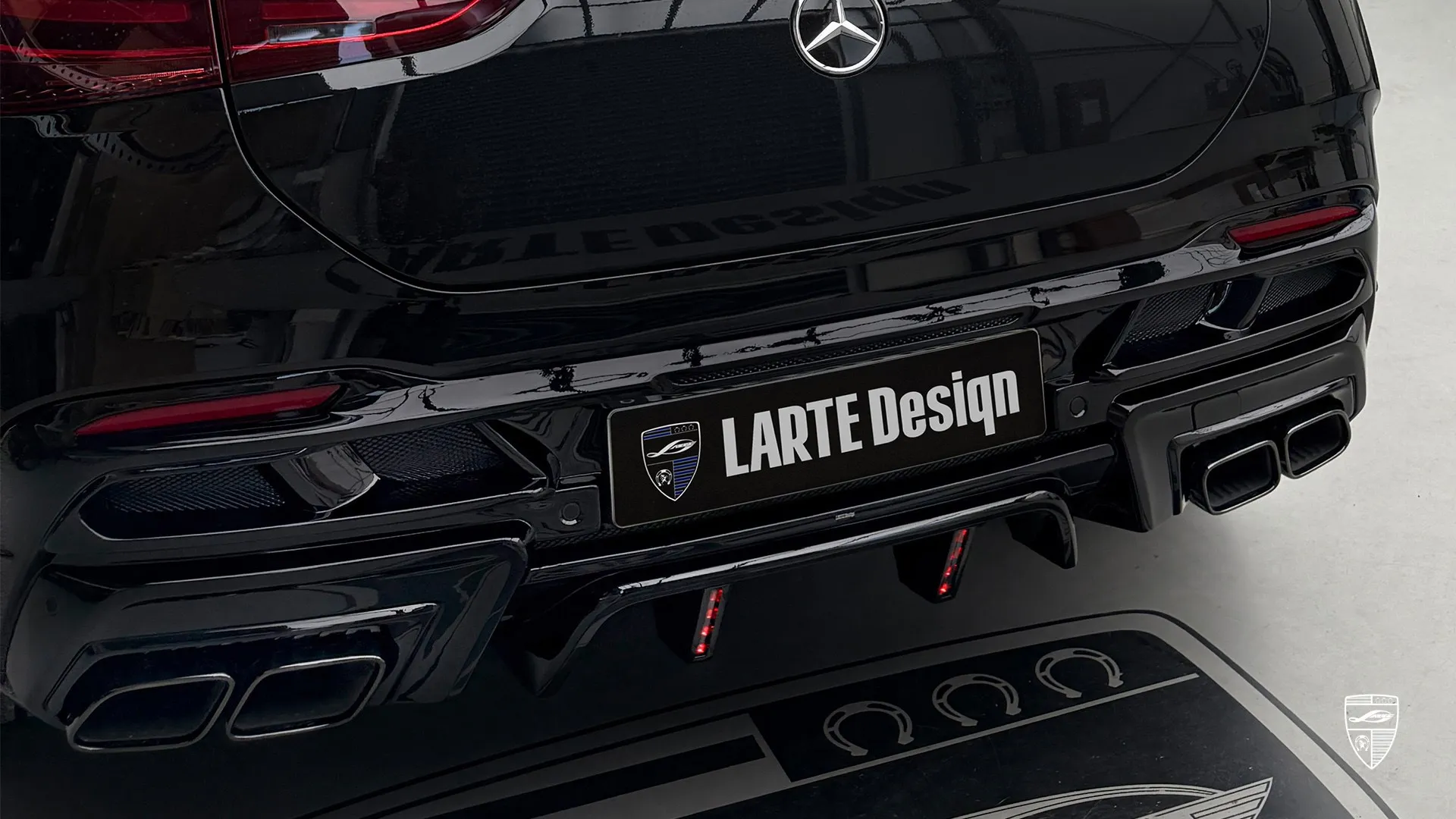 Mercedes GLE Coupe facelift with upgraded rear bumper