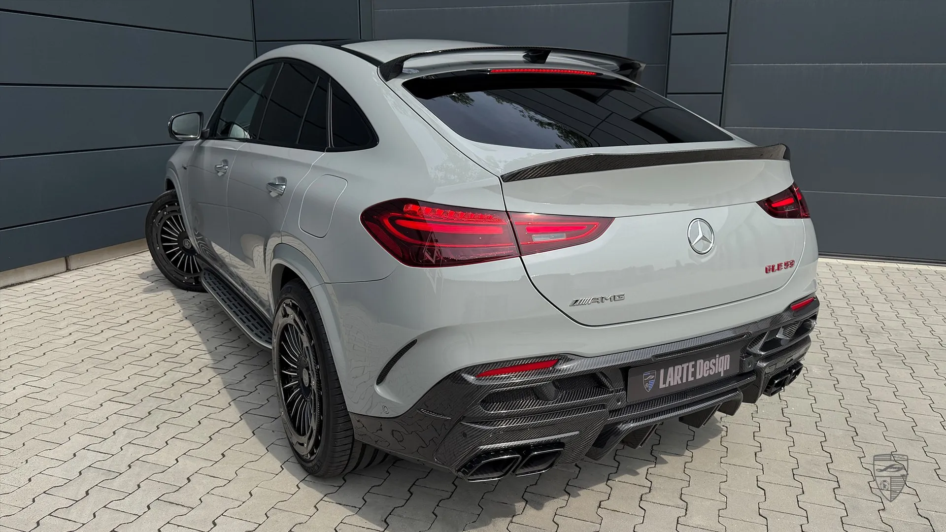 Silver GLE Coupe Facelift with premium exterior styling, custom body kit and modified design