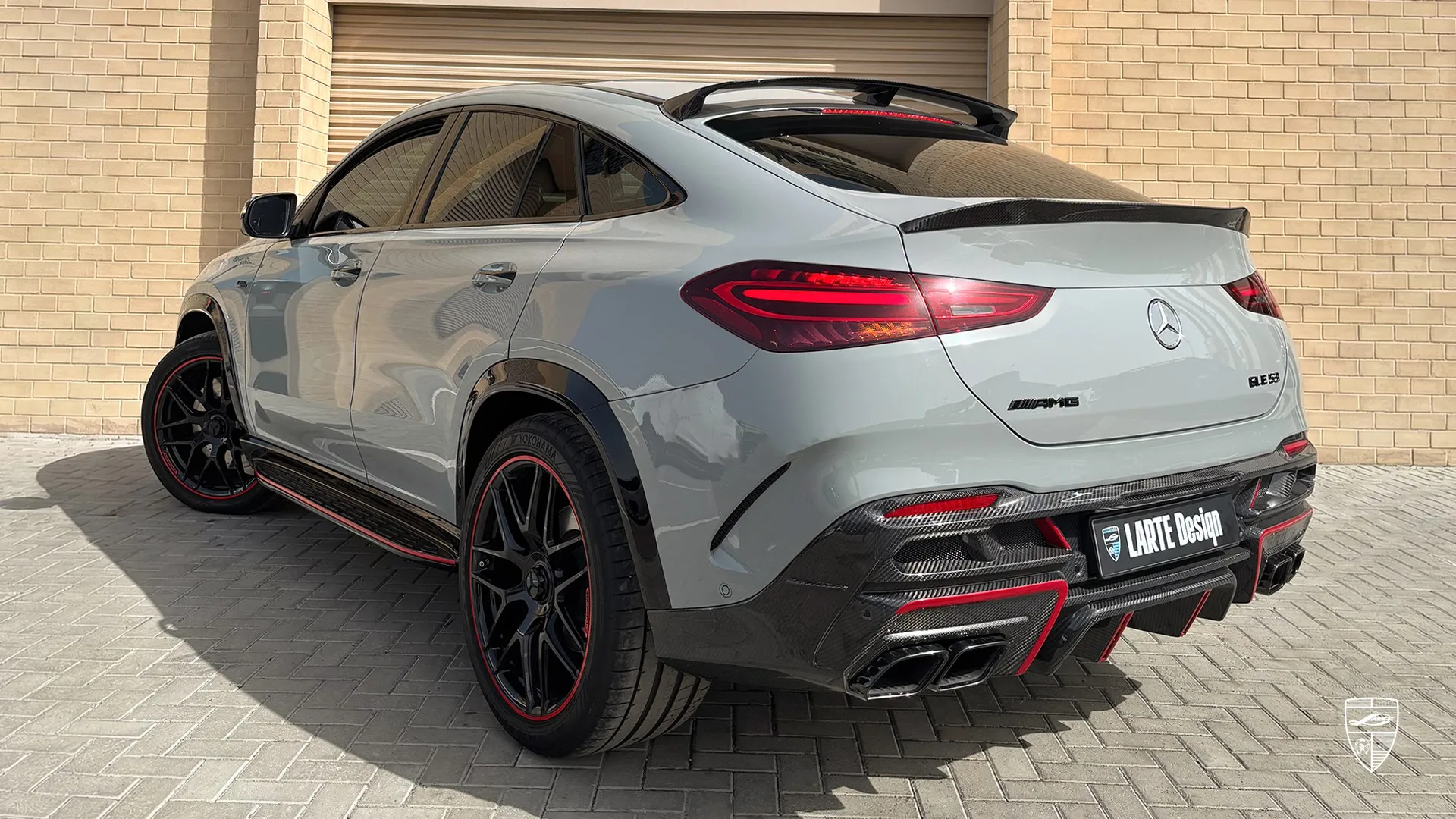 Mercedes GLE 53 4MATIC Coupe Facelift customized with AMG styling