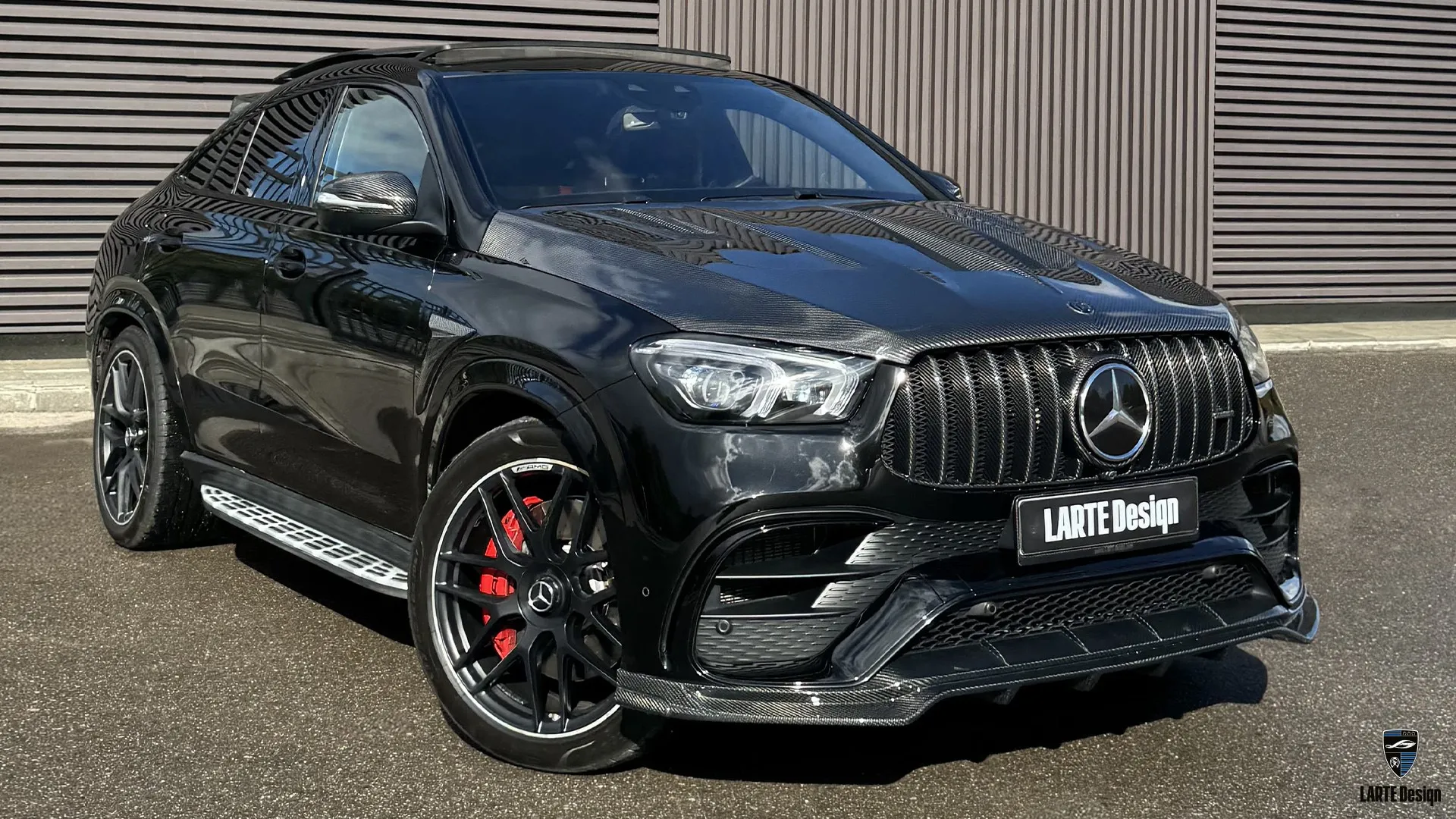 2025 GLE Coupe 63s AMG in Obsidianschwarz – maßgeschneiderter SUV mit brutalem Stil von LARTE