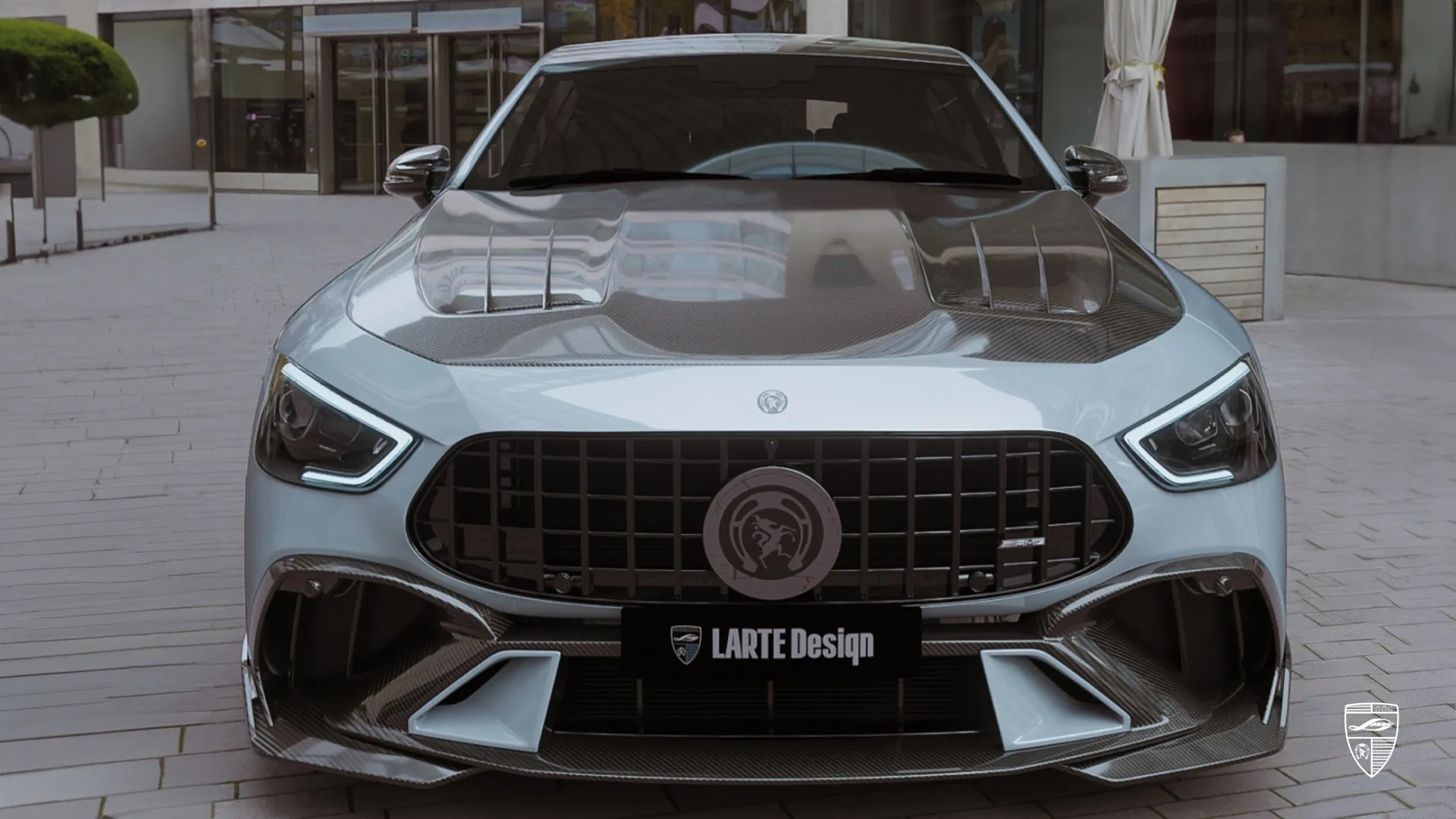 GT 53 X290 in Alpingrau – Custom mit AMG-Tuning Alpingrauer Mercedes GT 53 X290 Facelift – Custom-Umbau mit AMG-Tuning