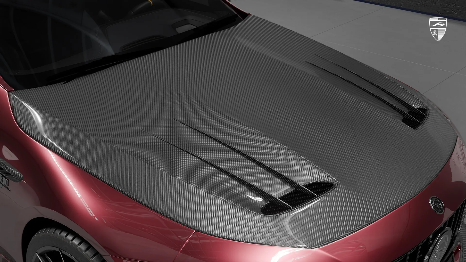 Roter Mercedes‑AMG GT 53