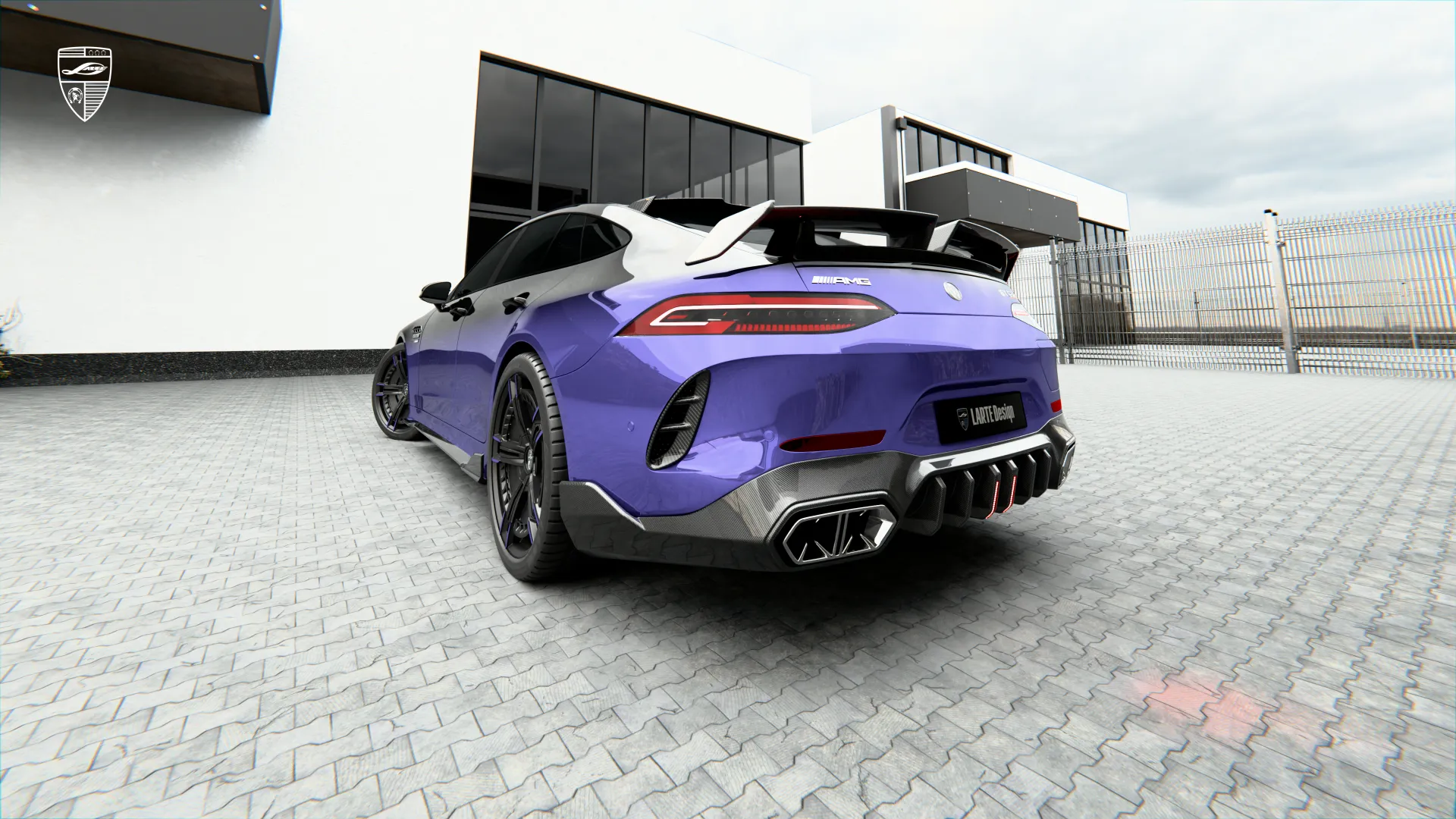 AMG GT Facelift aggressives Styling mit Premium Heck Exterieur Upgrades und Custom Diffusor Design