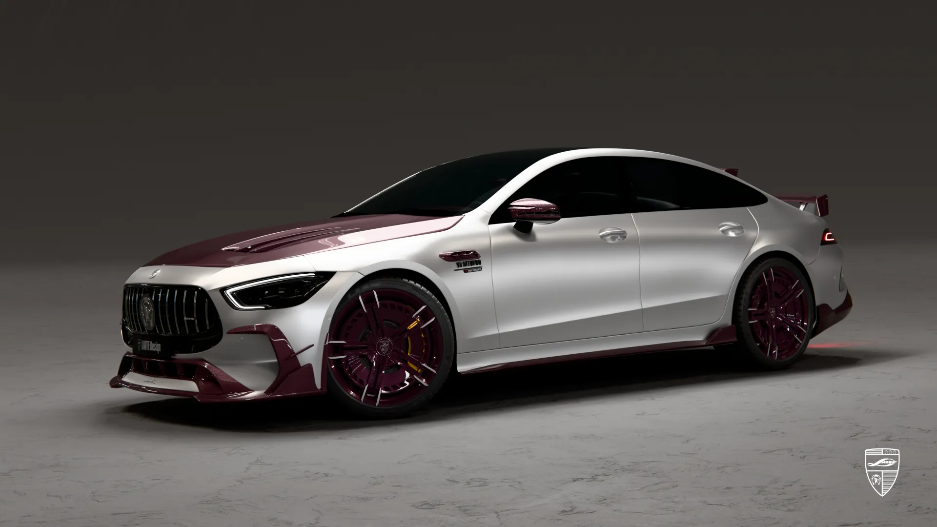 AMG GT 63 Facelift exterior tuning with custom wheels and refined coupe styling