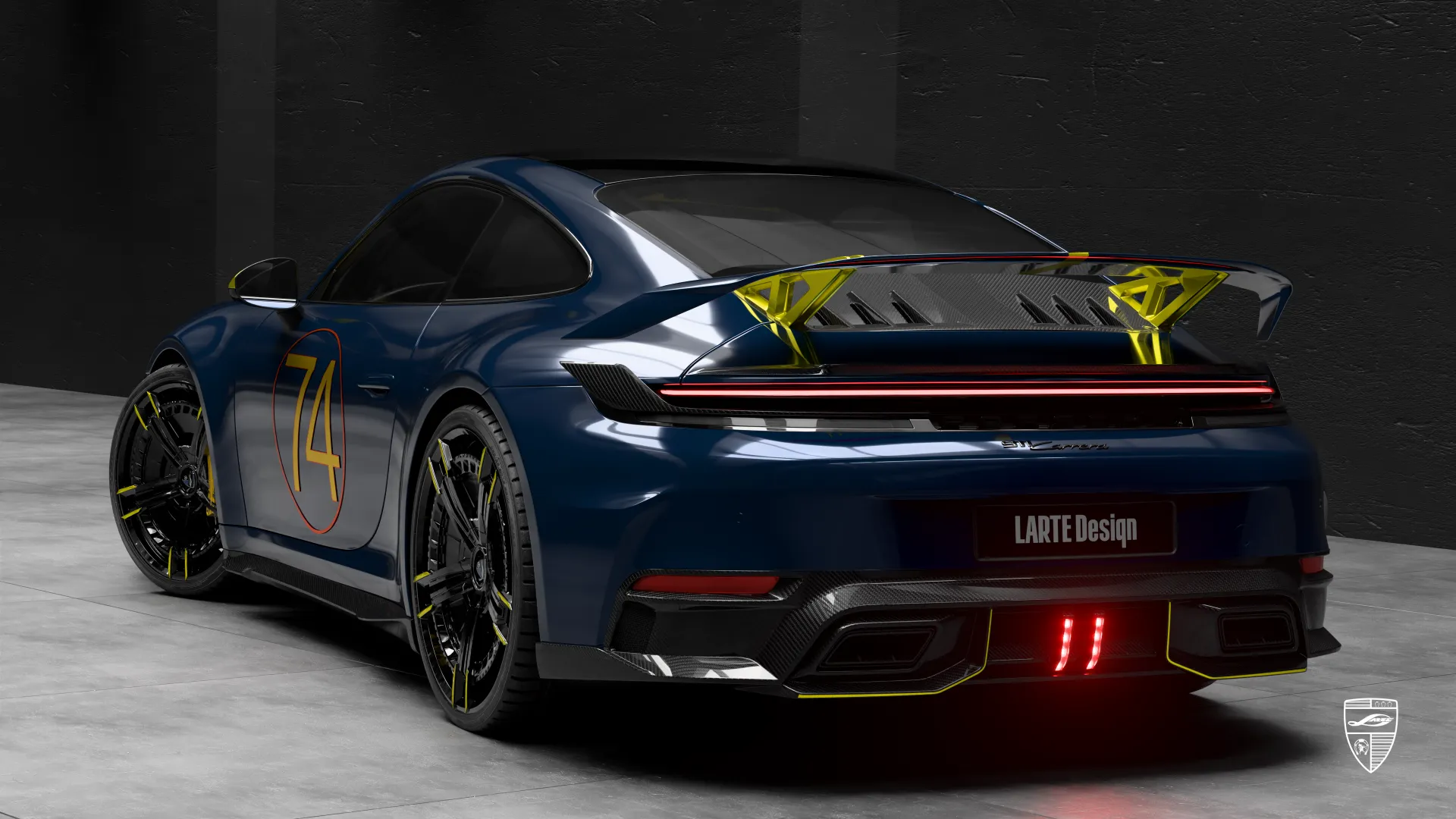 Zweifarbiger Porsche 911 Carrera 992.2 mit Facelift 2025 Porsche 911 Carrera 992.2 Facelift mit maßgeschneidertem Upgrade und zweifarbigem Exterieur
