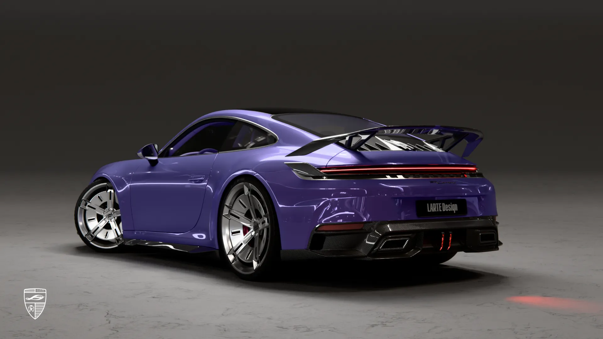 modified Porsche 911 with rear styling upgrades and premium exterior modifications